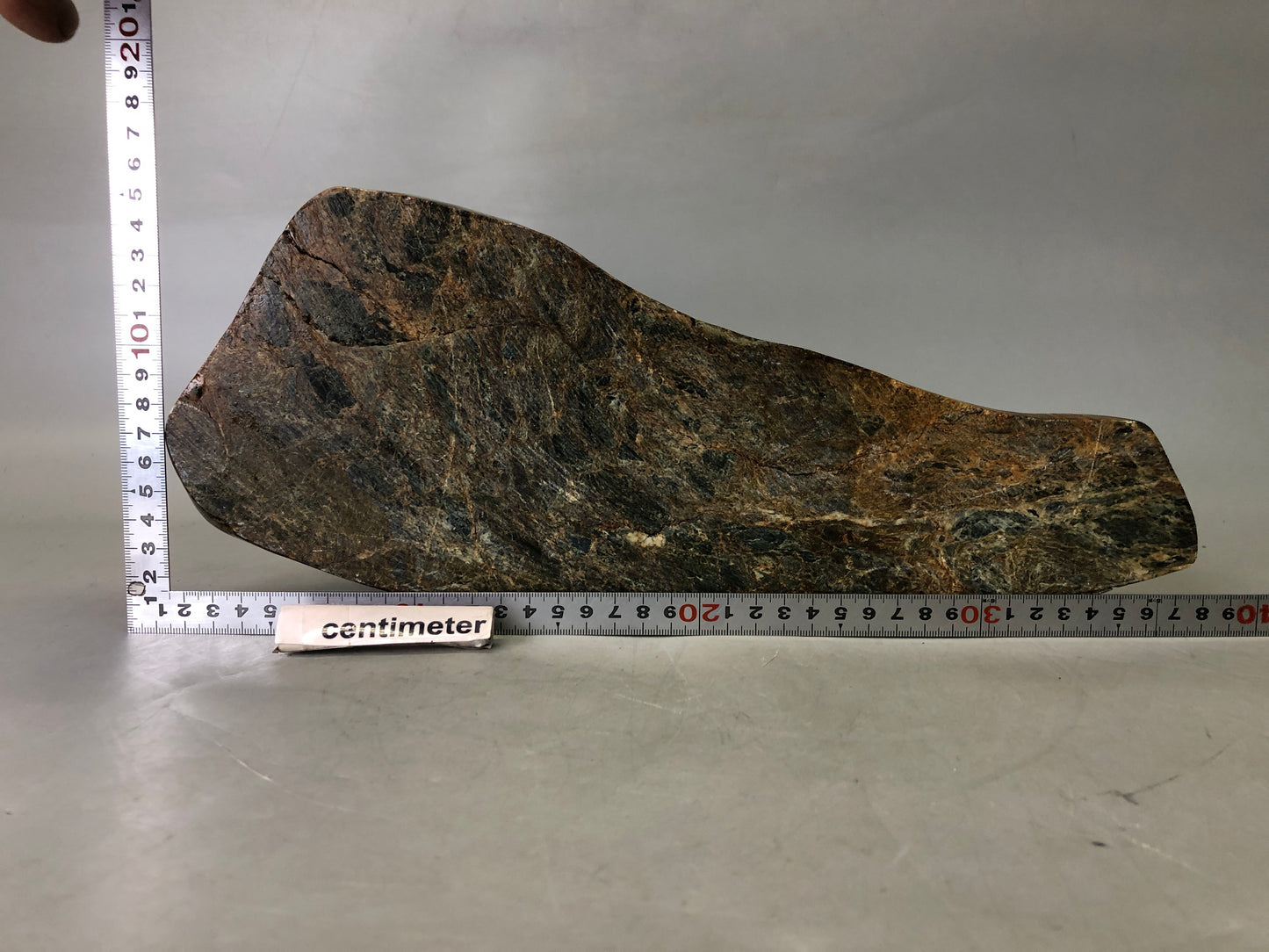 Y7781 OKIMONO Suiseki viewing stone wooden stand Japan antique decor interior