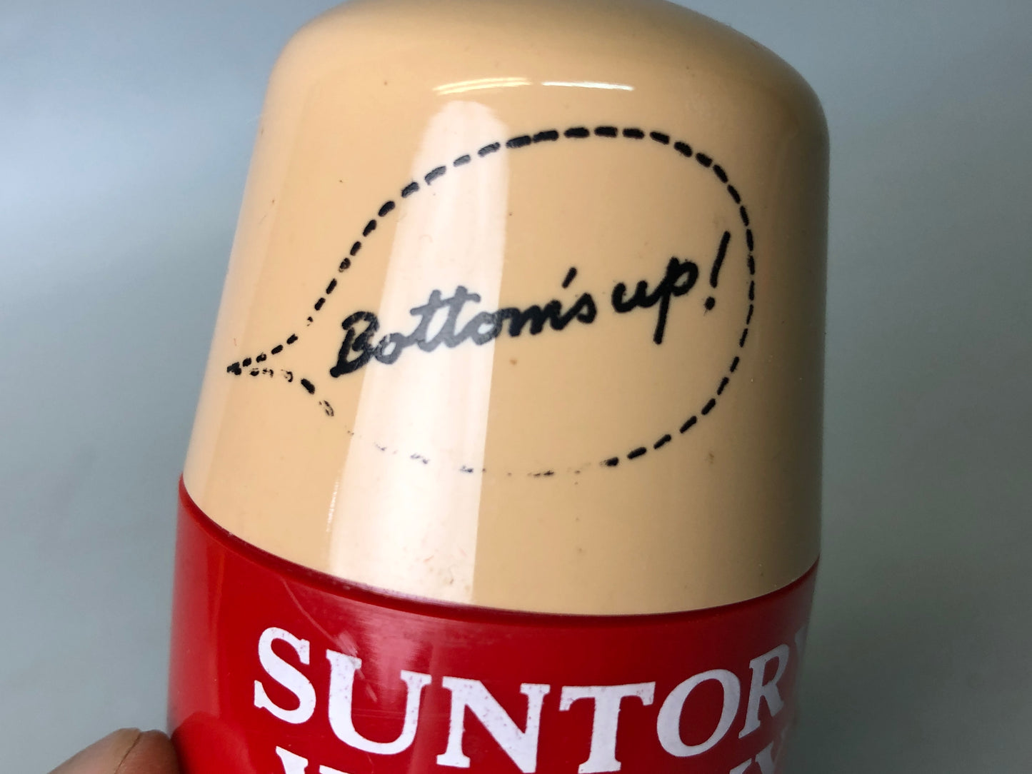 Y7804 BOX Suntory Uncle Torys toothpick holder Japan antique container case