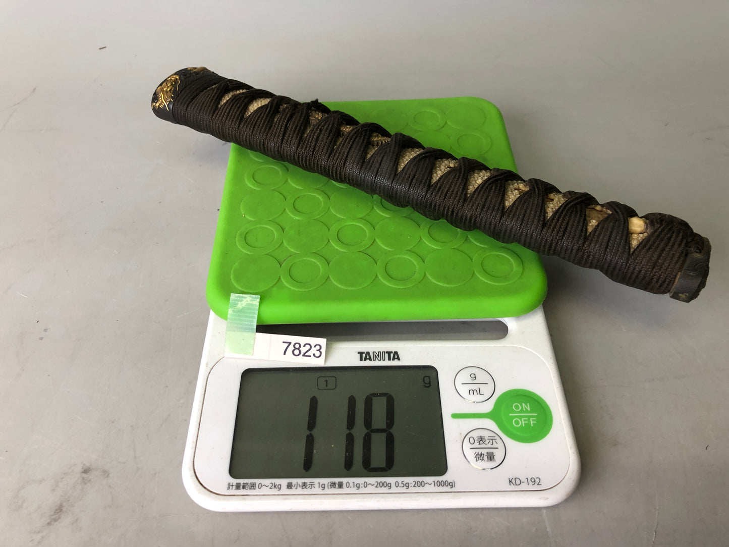 Y7823 TSUKA Japanese long sword accouterment Koshirae tsuba antique Katana