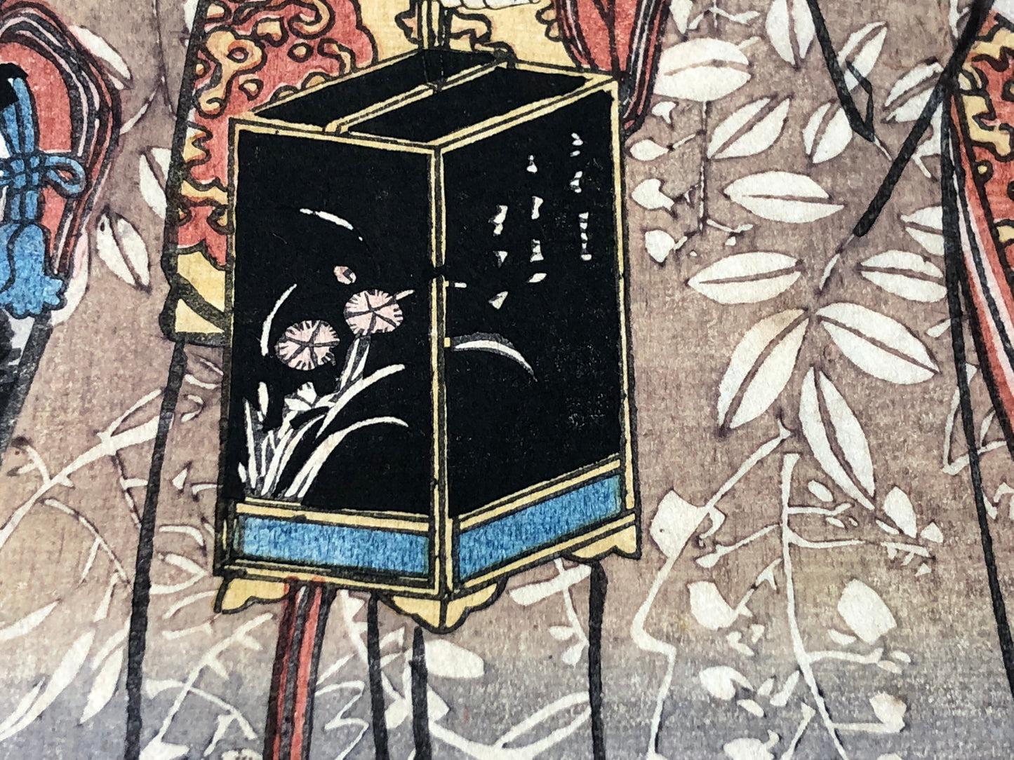 Y7835 WOODBLOCK PRINT Toyokuni beautiful woman single piece Japan Ukiyoe antique