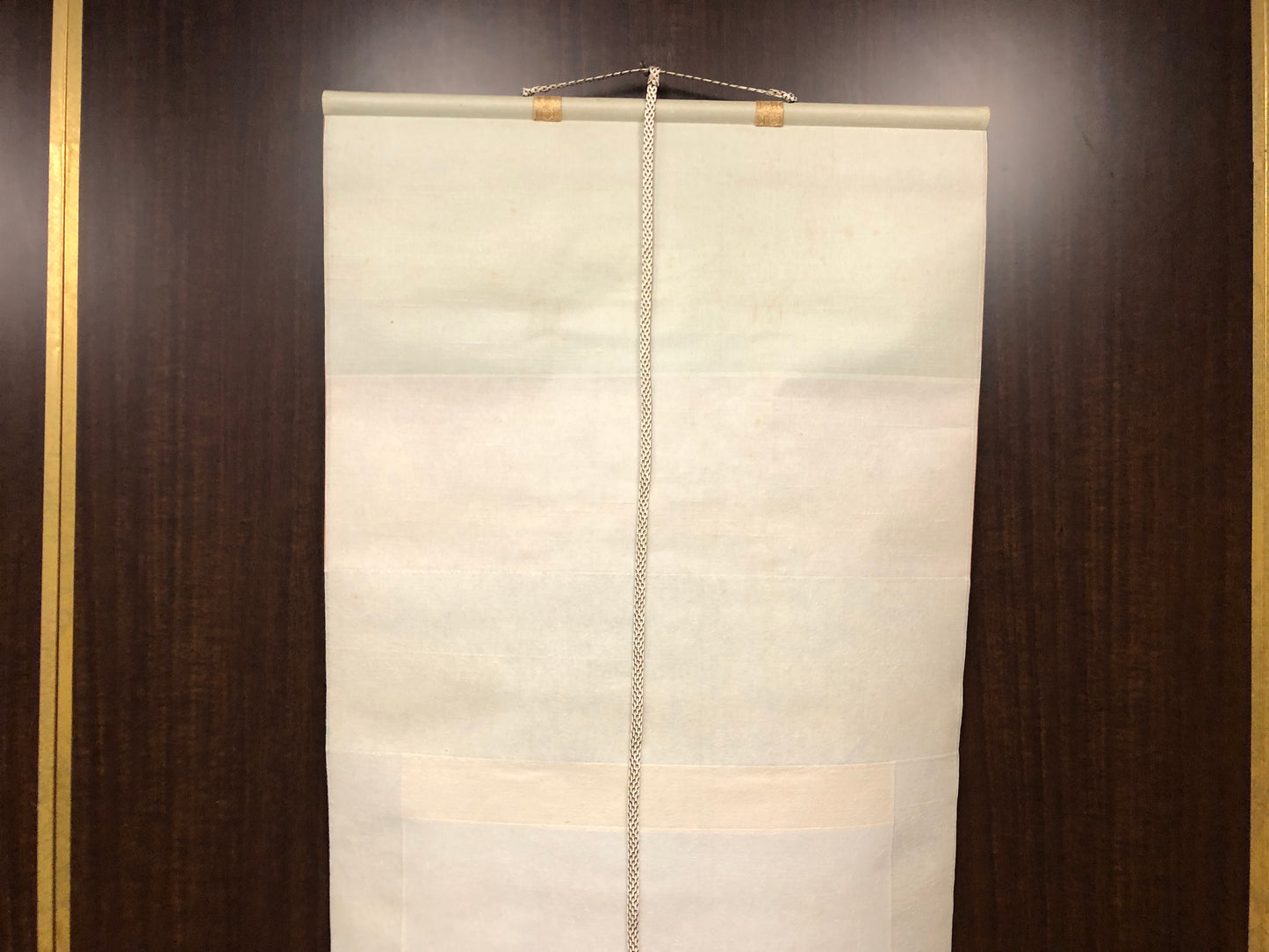 Y7845 KAKEJIKU Flock of cranes signed box Japan antique hanging scroll art decor