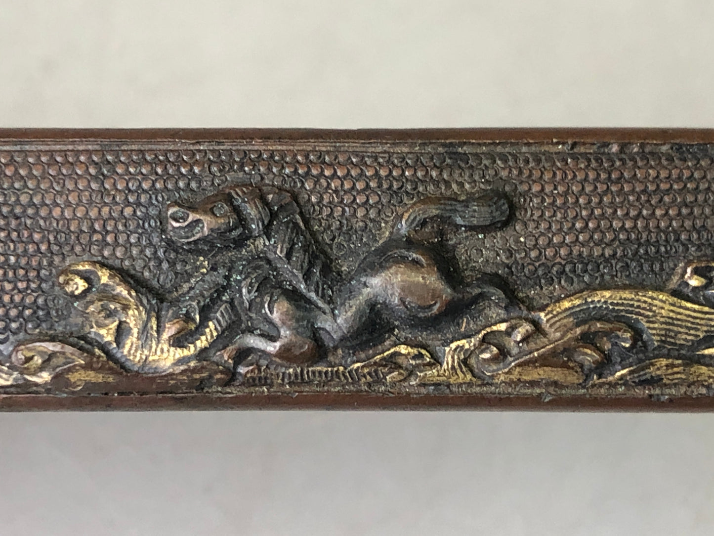 Y7879 TSUKA Japanese small sword accouterment Koshirae tsuba antique Katana