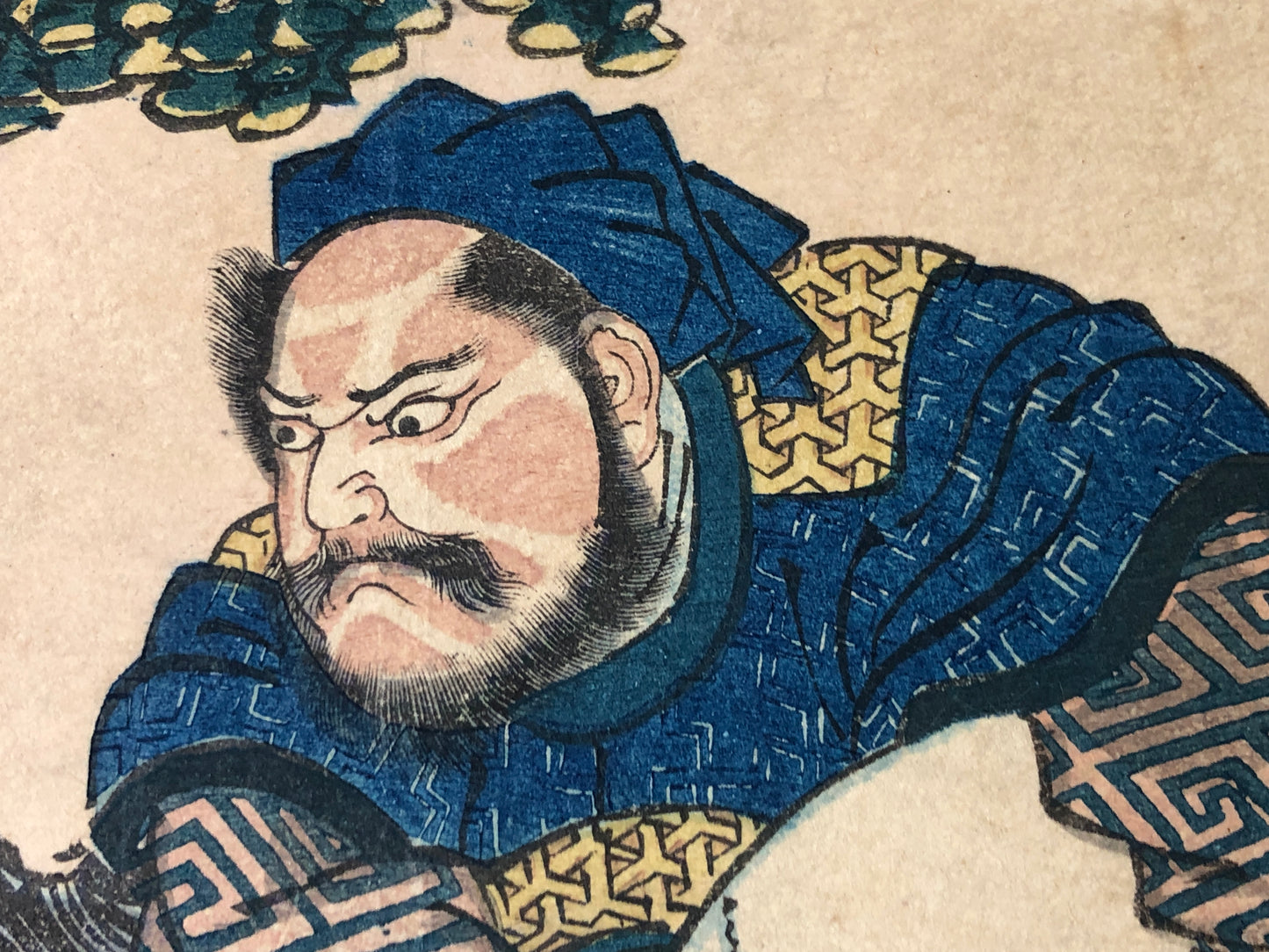 Y7880 WOODBLOCK PRINT Shigeharu single piece Edo period Japan Ukiyoe antique art