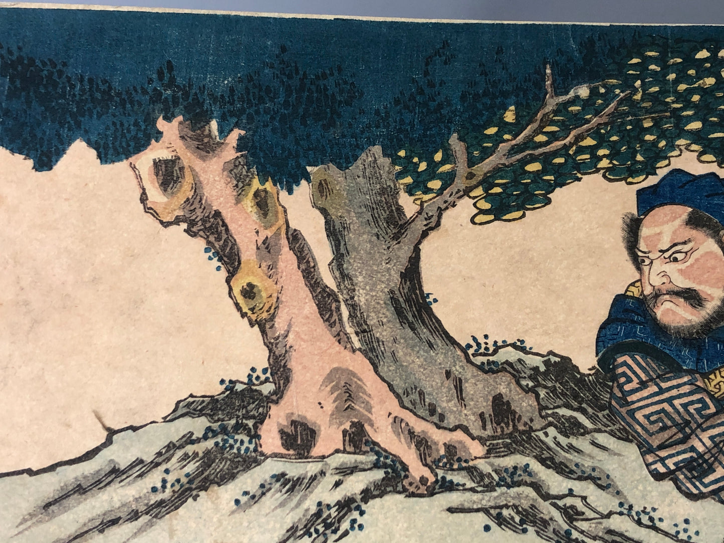 Y7880 WOODBLOCK PRINT Shigeharu single piece Edo period Japan Ukiyoe antique art