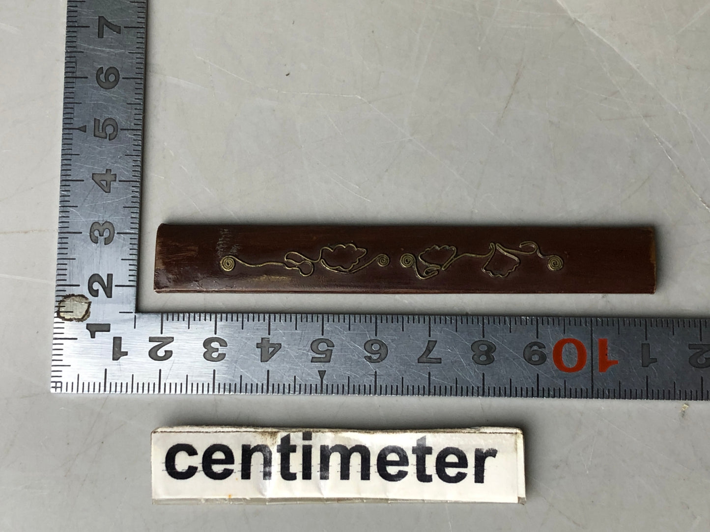 Y7884 TSUKA Japanese small sword accouterment Koshirae tsuba antique Katana
