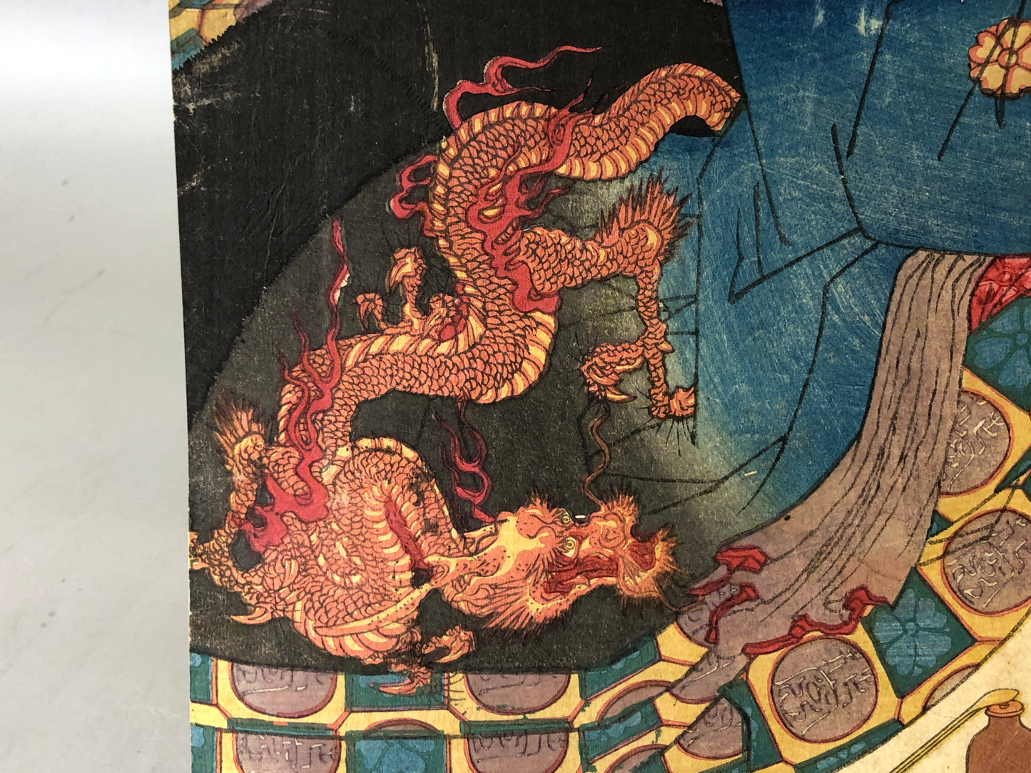 Y7885 WOODBLOCK PRINT Senchou single piece beautiful woman Japan Ukiyoe antique