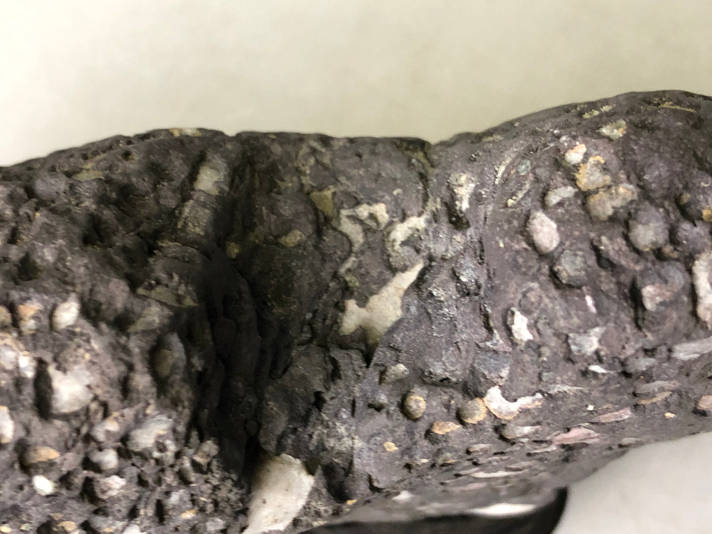 Y7921 OKIMONO Suiseki natural viewing stone stand black Japan antique interior