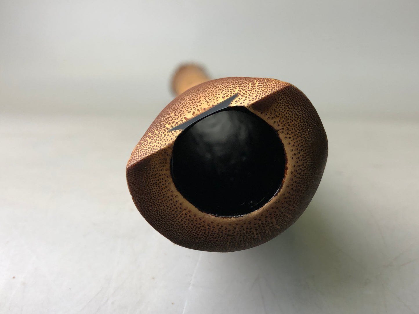Y7930 SHAKUHACHI Bamboo flute Kinko style signed Japan antique