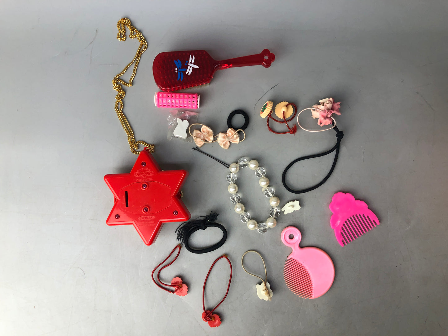 Y7963 TOY Girl's Makeup set Showa retro Japan antique vintage cosmetics play