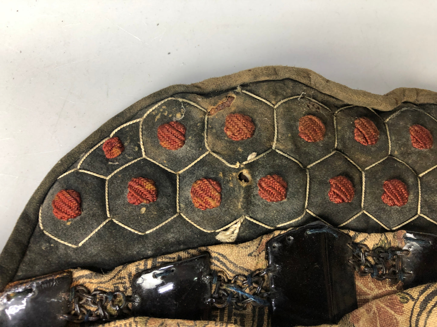 Y8008 YOROI Iron Gauntlets shin guards armor Edo period Japan antique samurai