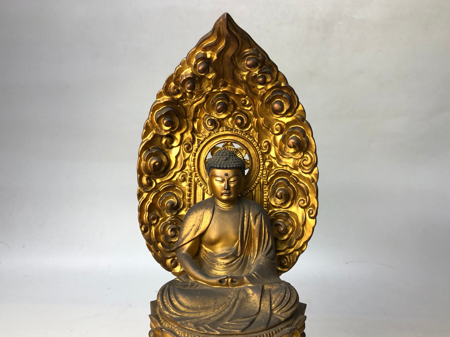 Y8011 STATUE Buddha figurine shrine Buddhism Buddhist art Japan antique figure
