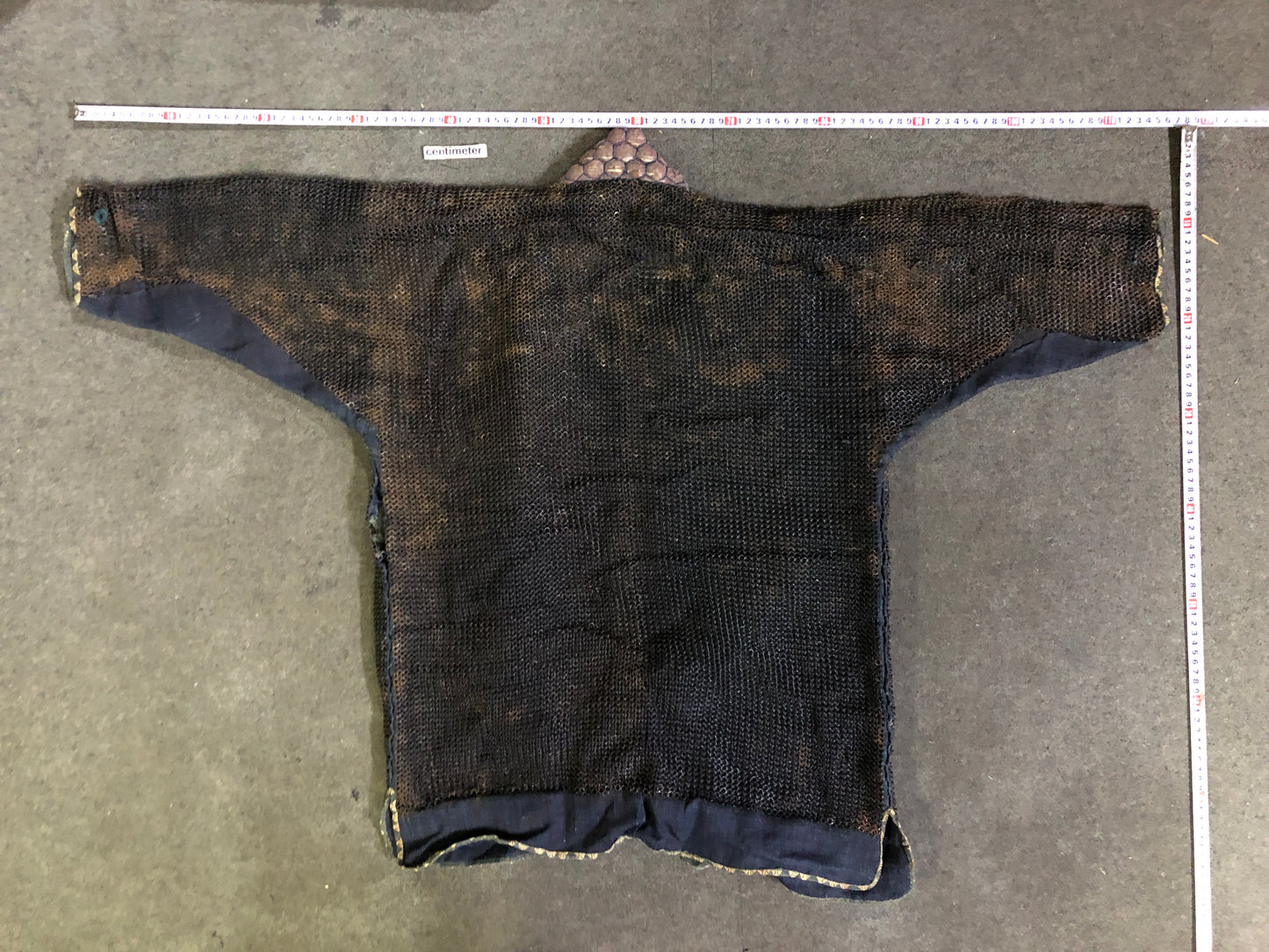 Y8013 YOROI Kusarikatabira Chain mail iron armor Japan antique Ninja Samurai