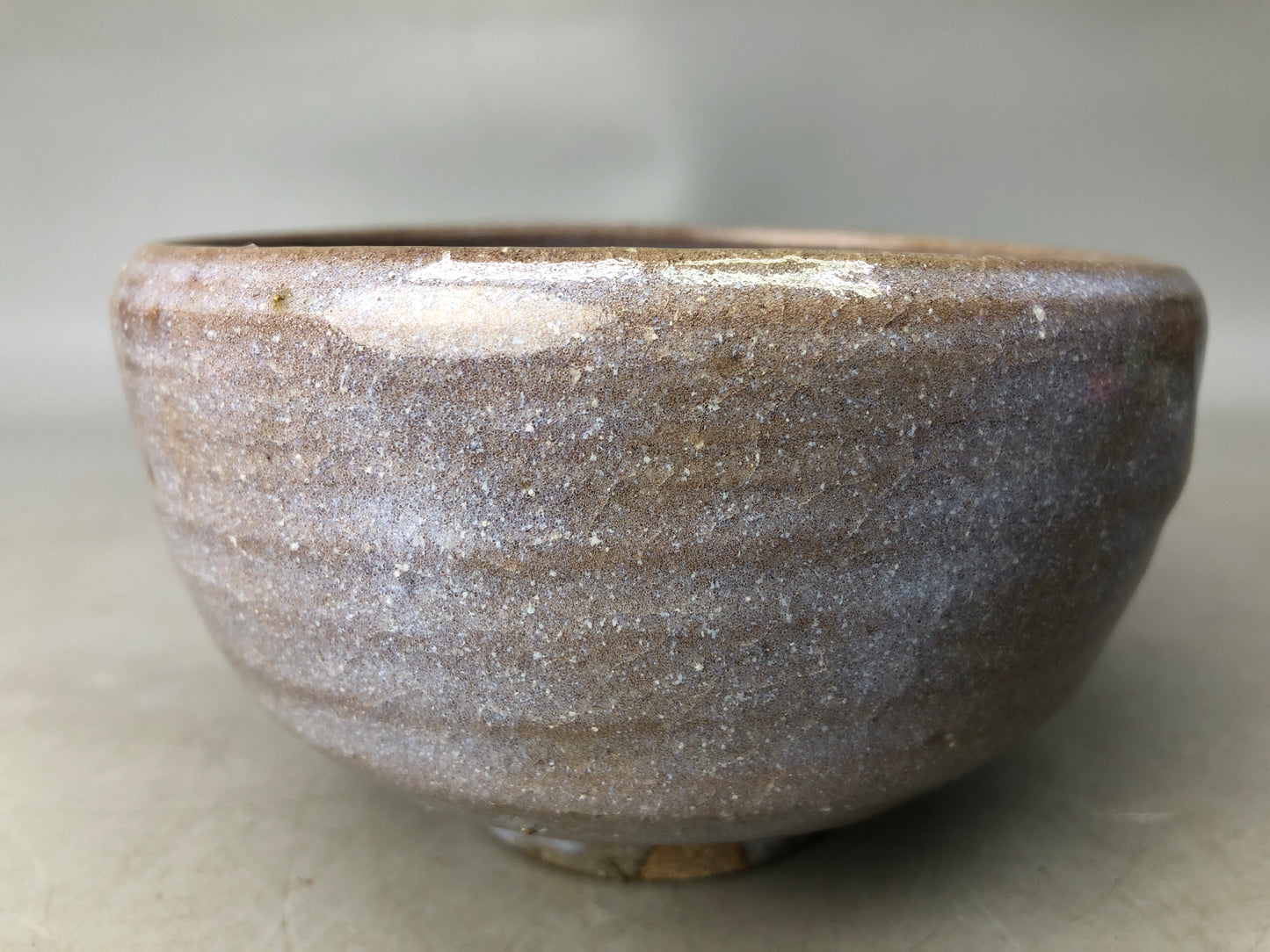 Y8060 CHAWAN Seto-ware bowl signed box Japan antique tea ceremony pottery cup