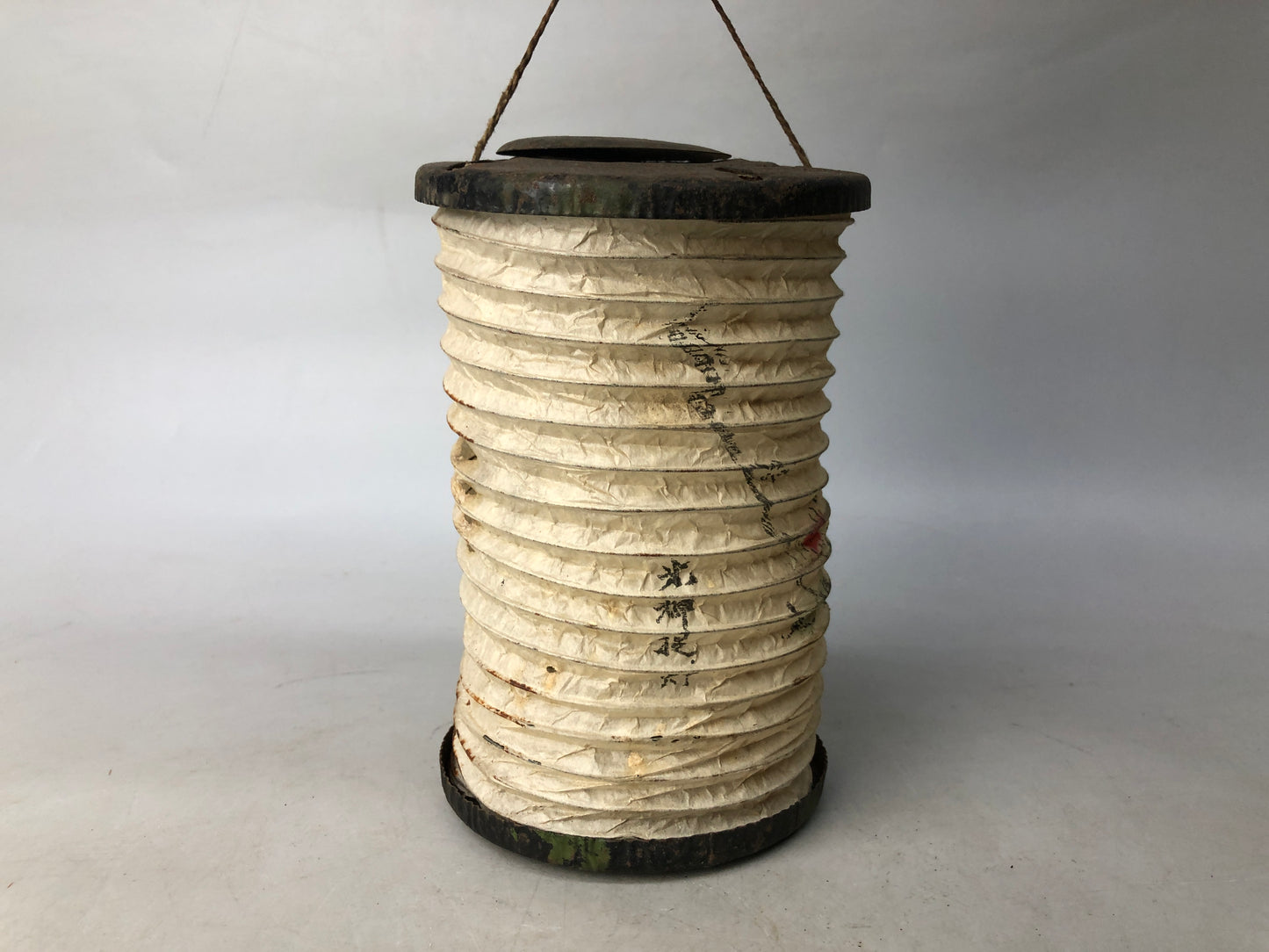 Y8079 ANDON Foldable portable paper lantern candle holder Japan antique vintage