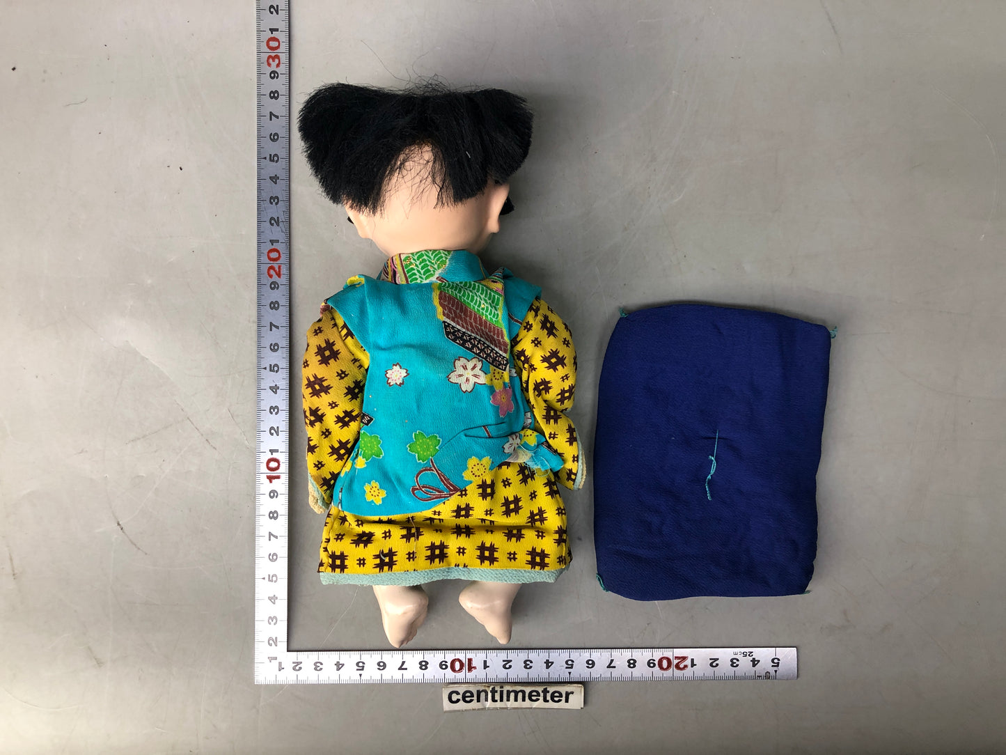 Y8126 NINGYO Japanese doll child boy box Japan antique interior figurine figure