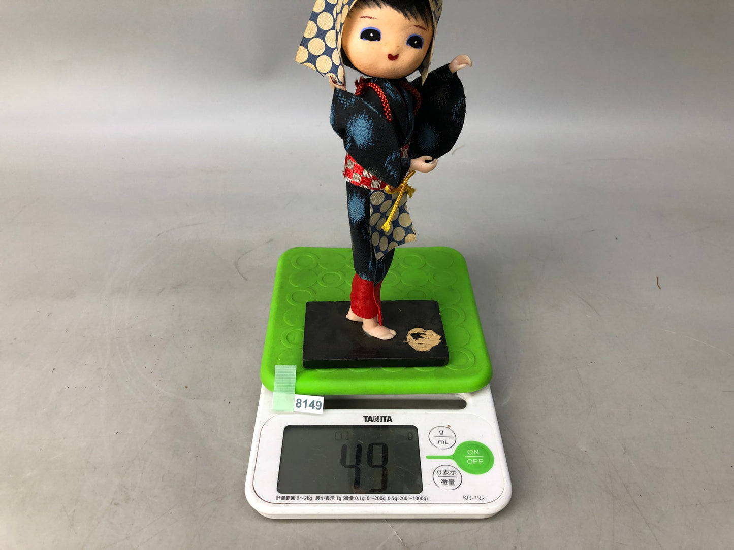 Y8149 NINGYO Japanese doll farmer girl Japan antique interior figurine decor