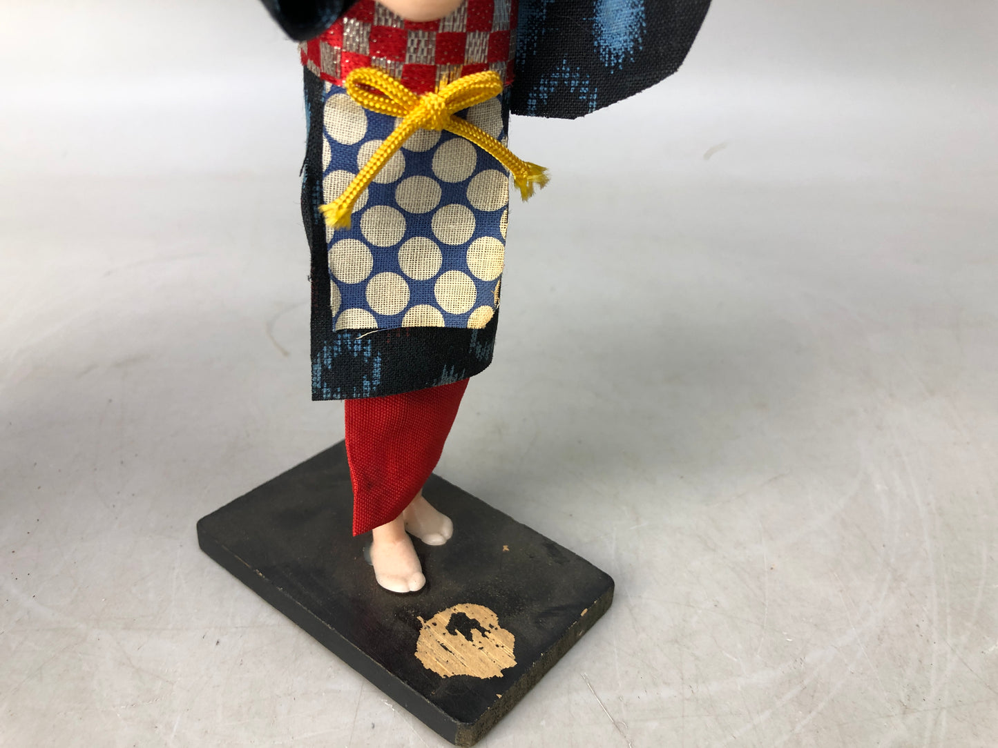 Y8149 NINGYO Japanese doll farmer girl Japan antique interior figurine decor