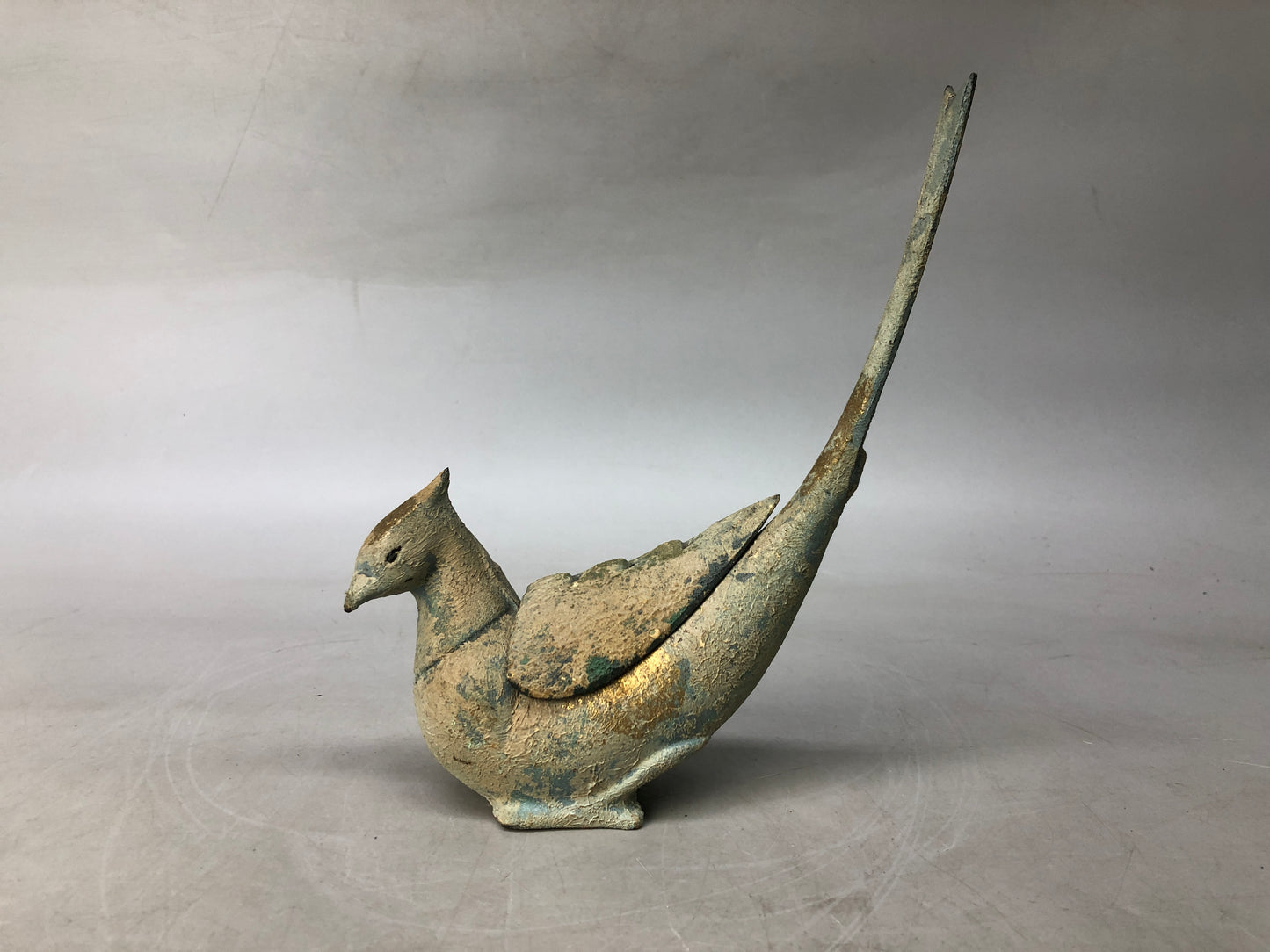 Y8166 KOURO metal Bird Japan antique fragrance incense burner aromatherapy aroma