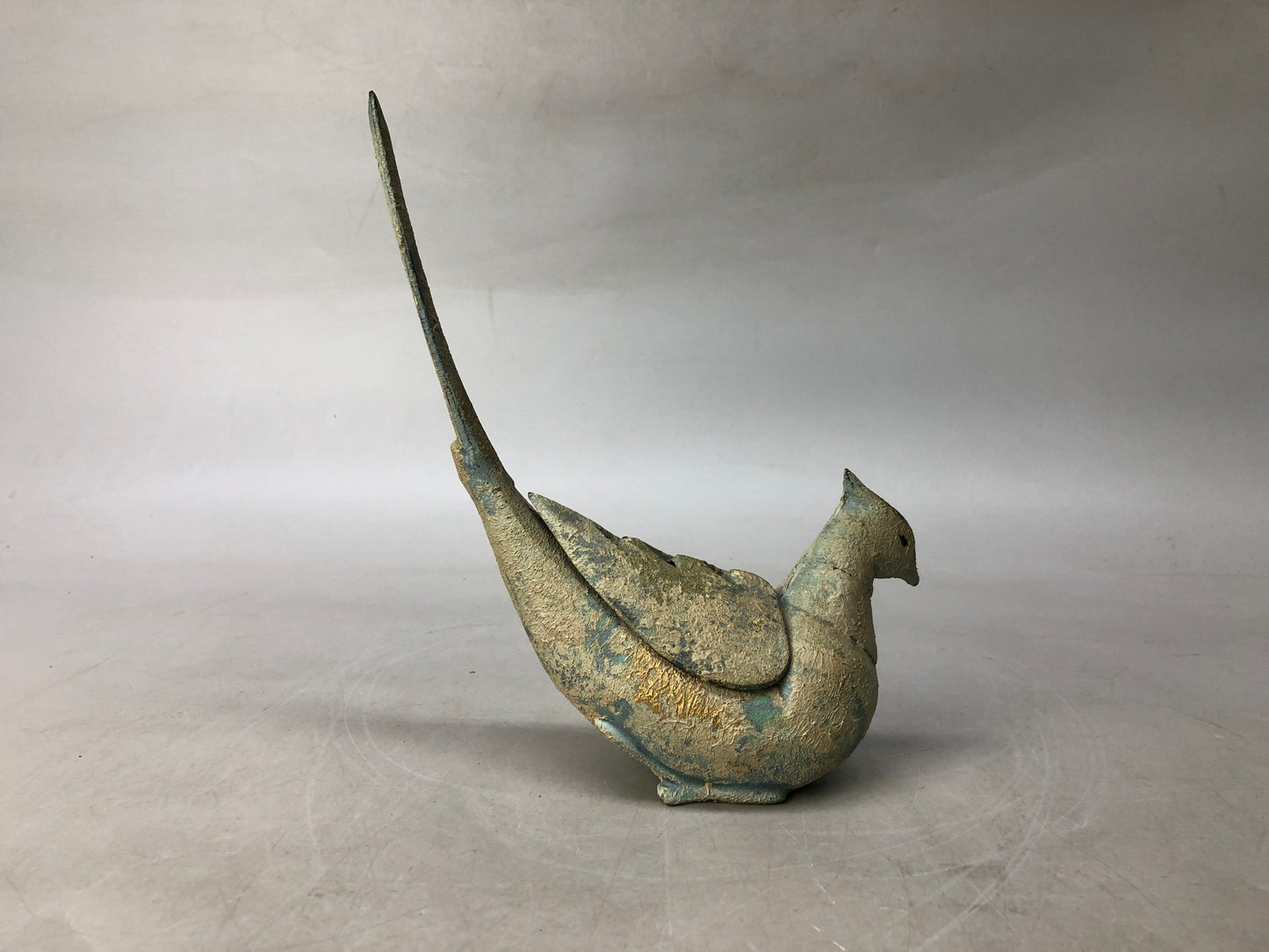 Y8166 KOURO metal Bird Japan antique fragrance incense burner aromatherapy aroma