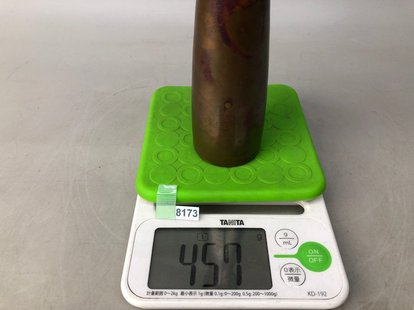 Y8173 FLOWER VASE Murashido pot signed Japan ikebana floral arrangement decor