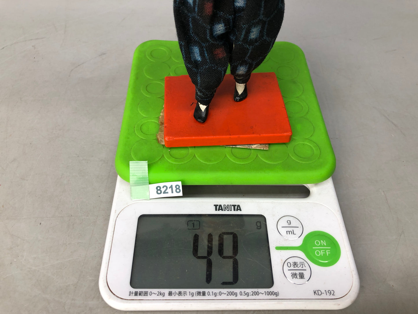 Y8218 NINGYO Japanese doll Farmer peasant woman Japan antique interior figurine