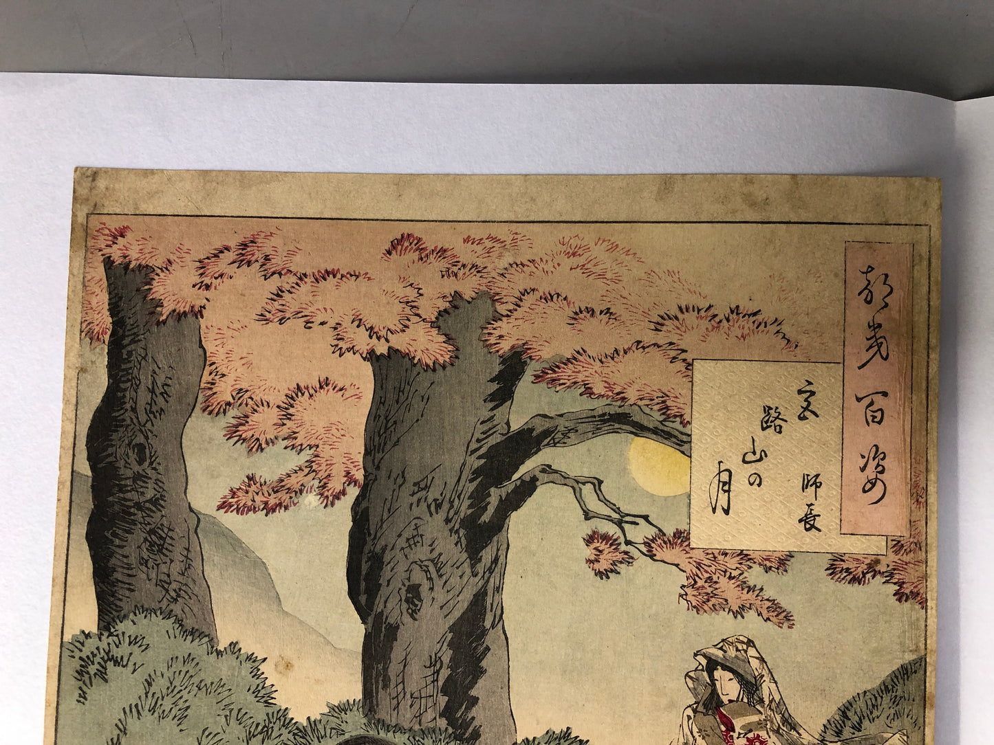 Y8329 WOODBLOCK PRINT Tsukioka Yoshitoshi single piece Japan Ukiyoe antique art