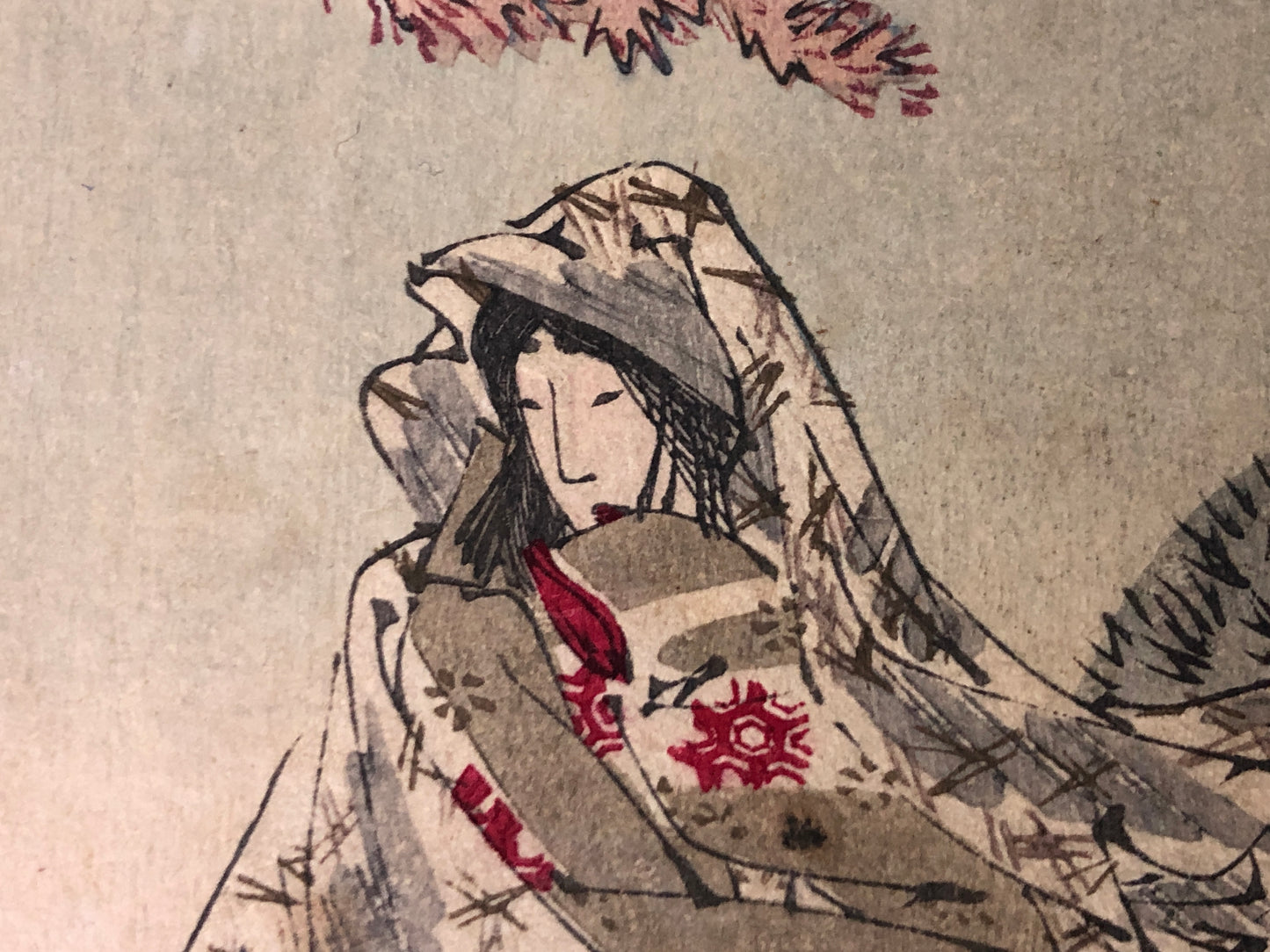 Y8329 WOODBLOCK PRINT Tsukioka Yoshitoshi single piece Japan Ukiyoe antique art