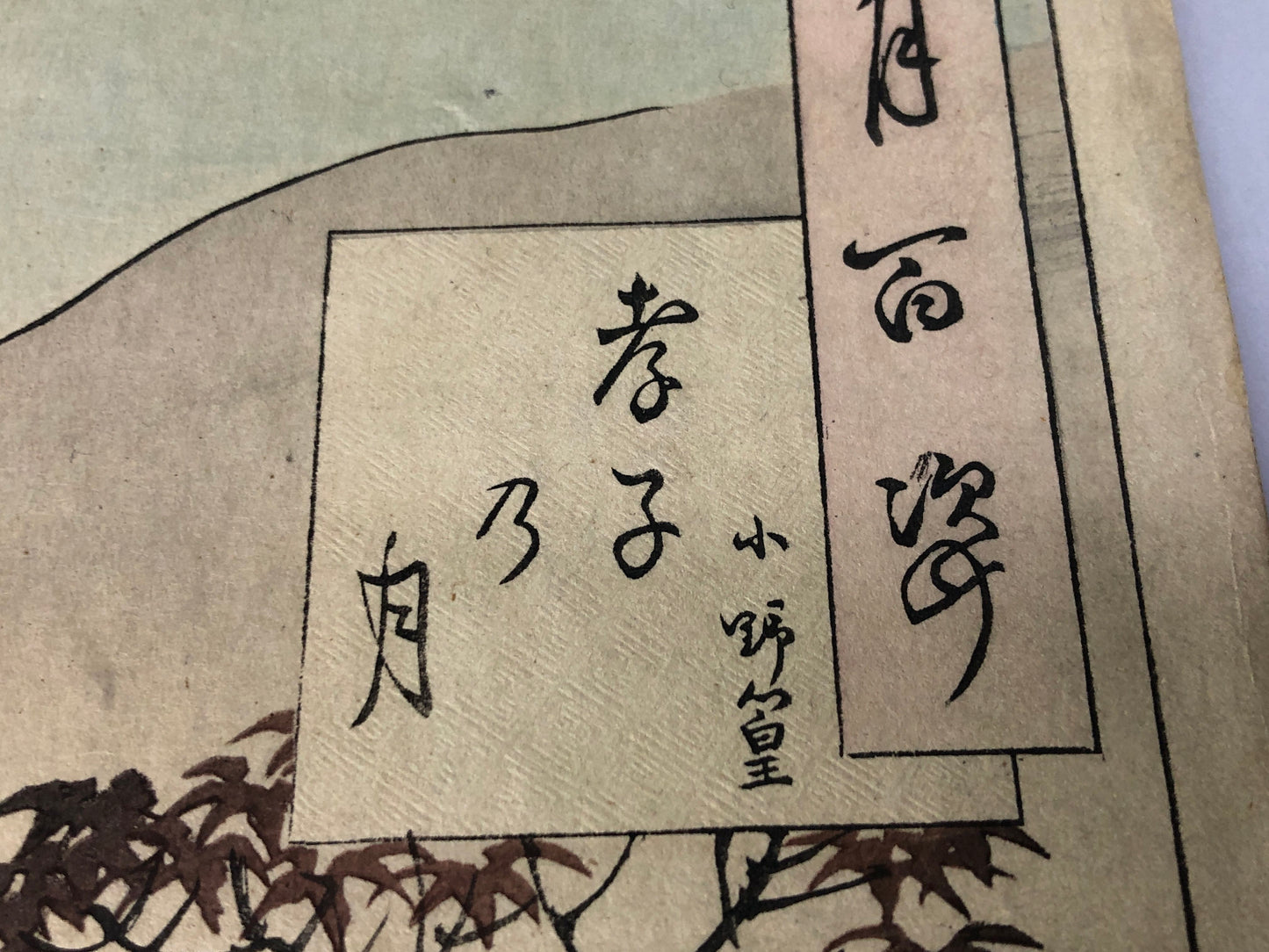 Y8339 WOODBLOCK PRINT Tsukioka Yoshitoshi single piece Japan Ukiyoe antique