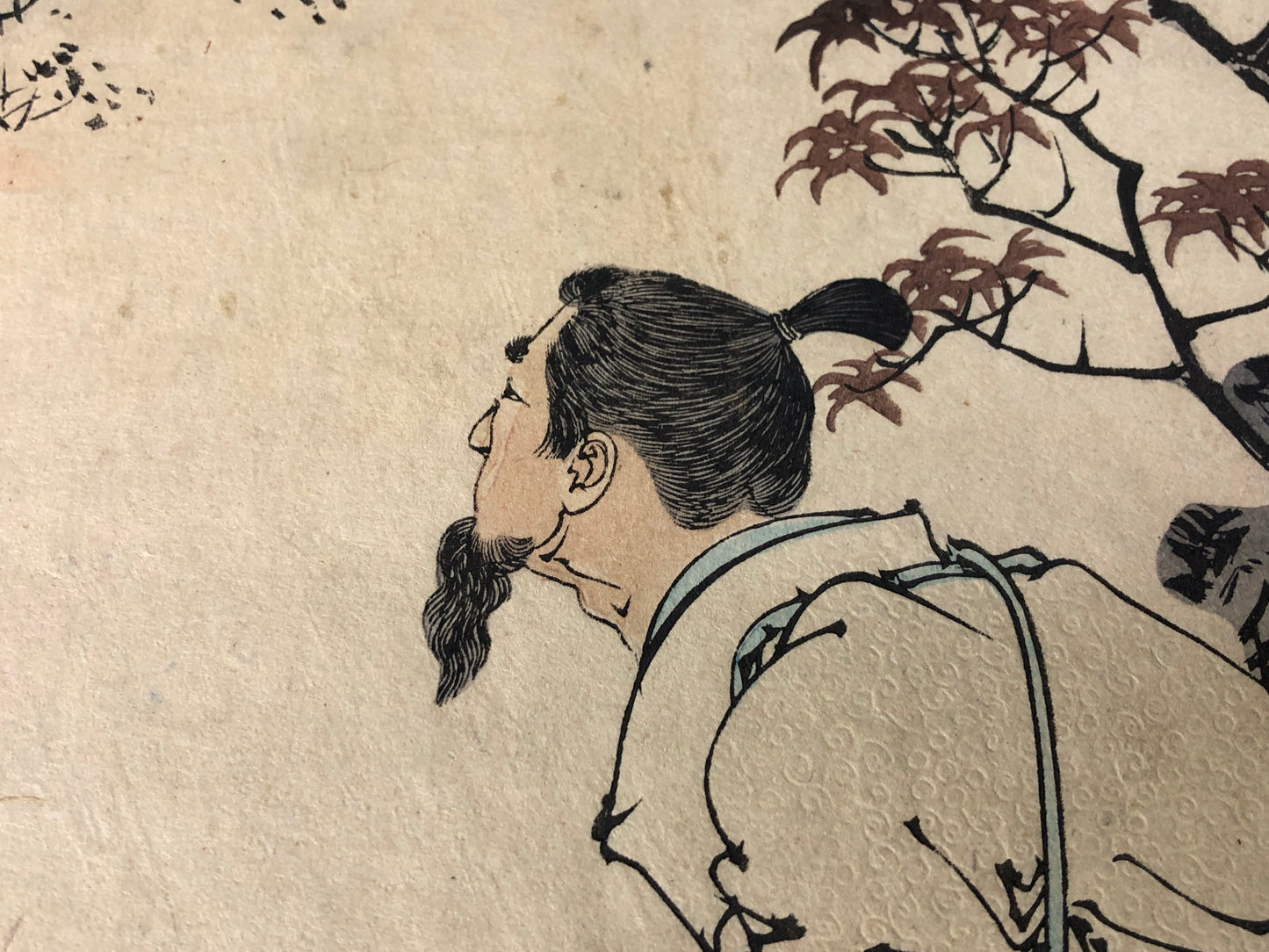 Y8339 WOODBLOCK PRINT Tsukioka Yoshitoshi single piece Japan Ukiyoe antique