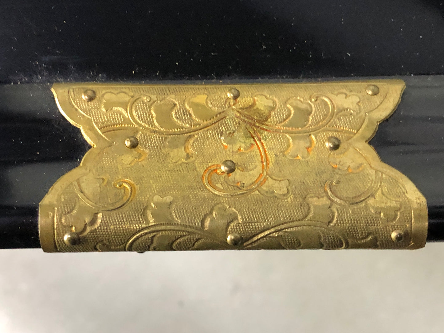 Y8391 Buddhist Altar Equipment sutra reading desk box Japan antique Buddhism
