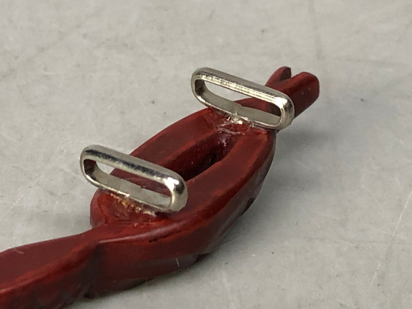 Y8394 OBIDOME Sash clip brooch Horsetail box Japan antique kimono accessory