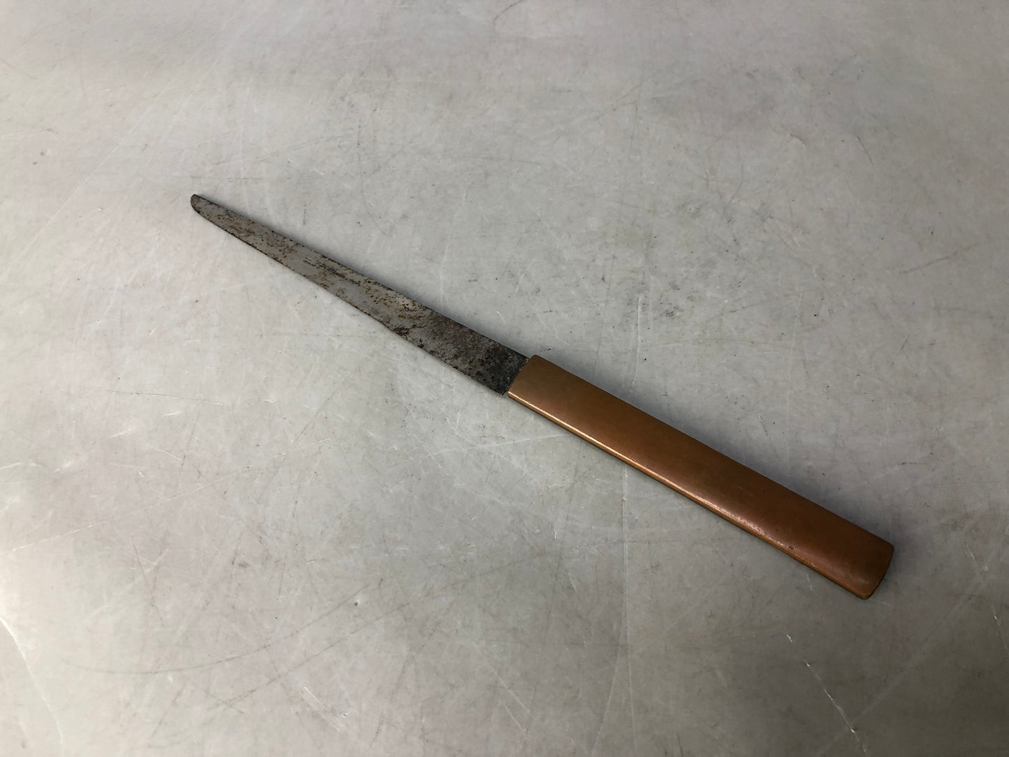 Y8404 TSUKA Kogatana small sword signed Lion Japan Koshirae samurai katana