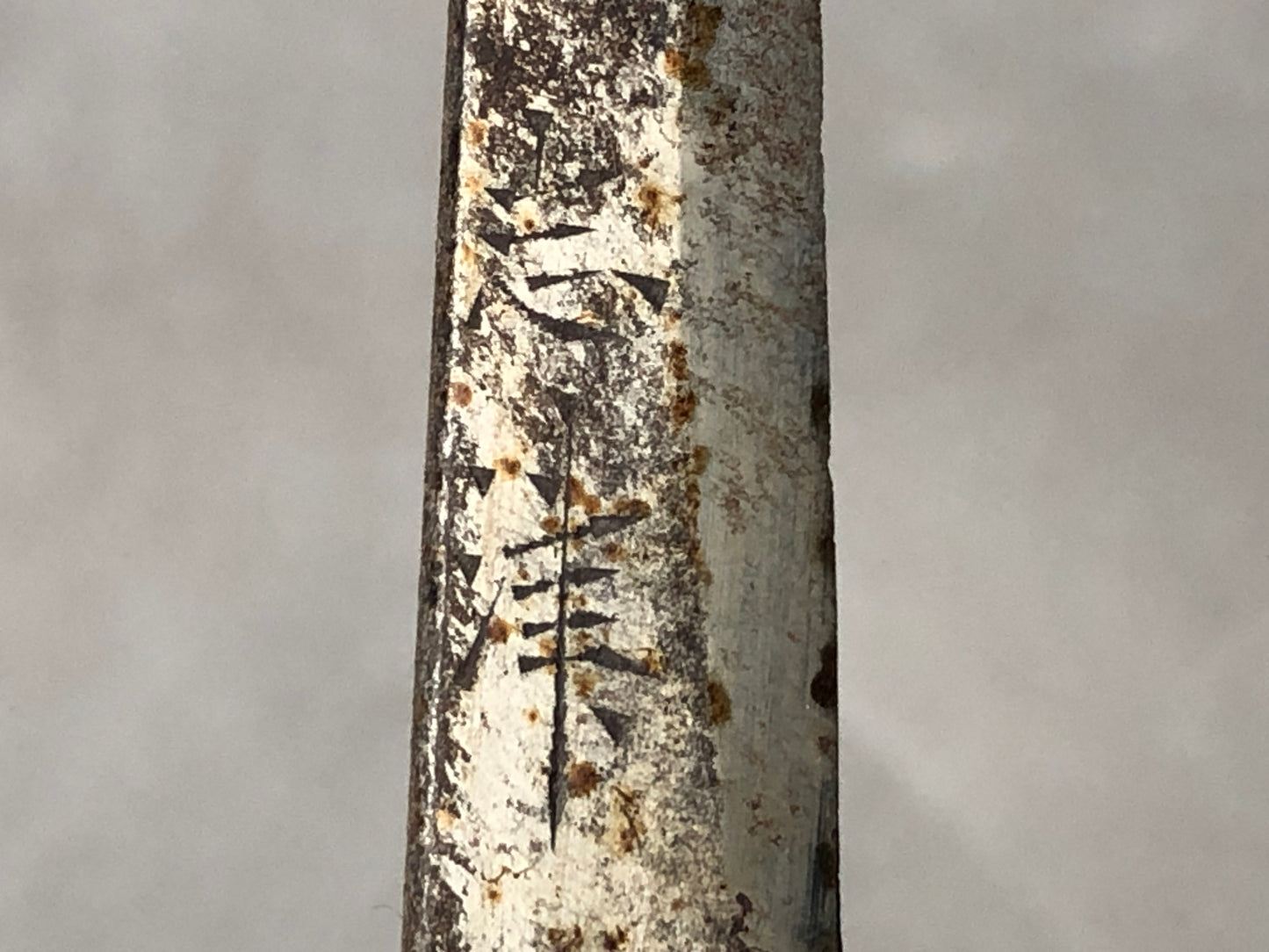Y8404 TSUKA Kogatana small sword signed Lion Japan Koshirae samurai katana