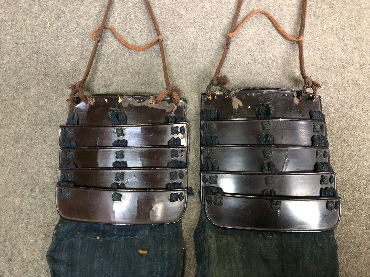 Y8407 YOROI Infantry Armor full set Jingasa Japan antique Samurai warrior bushi