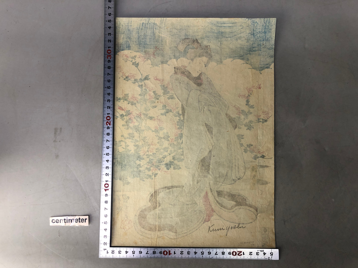 Y8421 WOODBLOCK PRINT Kuniyoshi Beautiful woman Japan Ukiyoe antique art decor