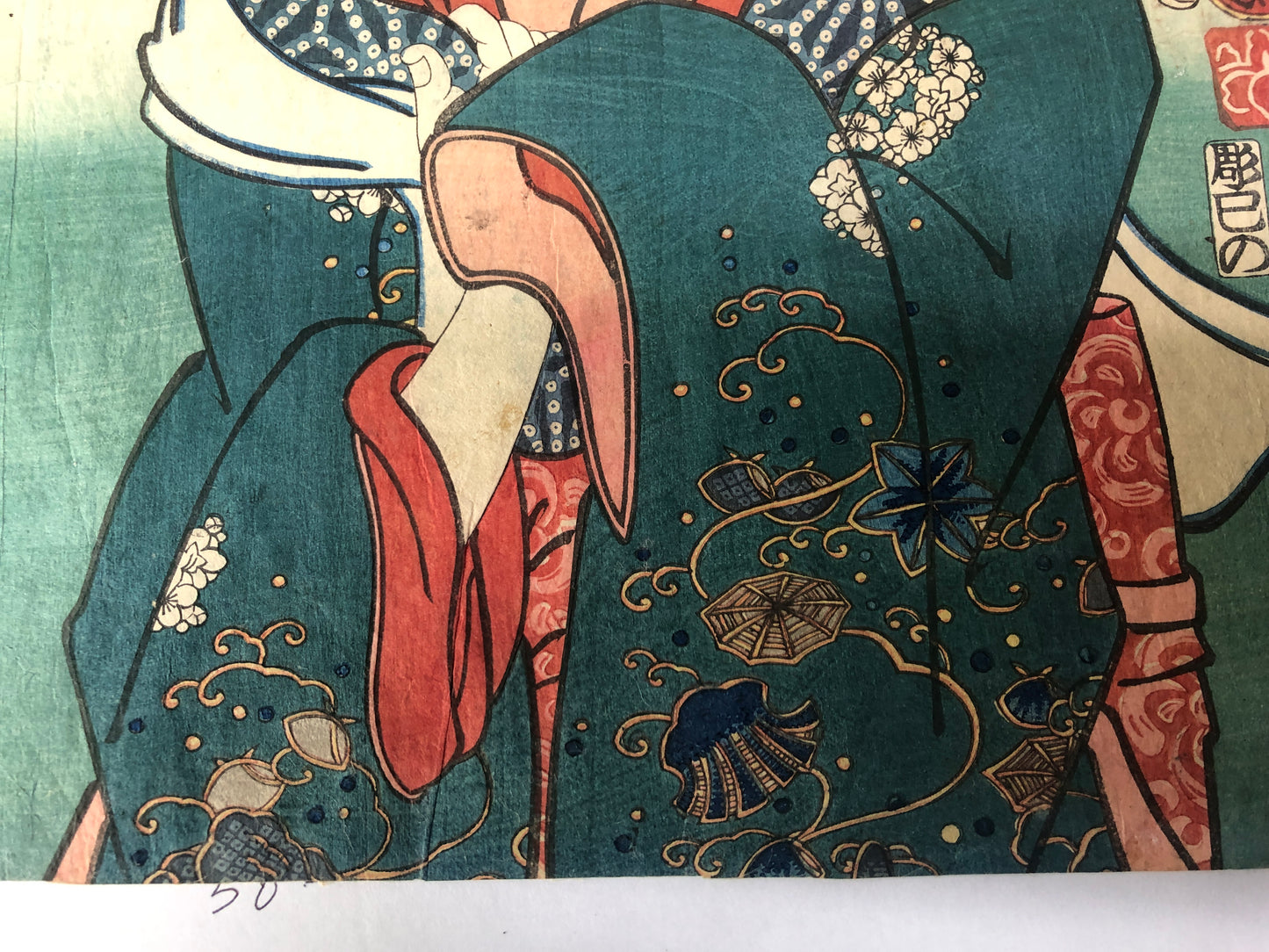 Y8422 WOODBLOCK PRINT Kuniyoshi Beautiful woman Japan Ukiyoe antique art decor