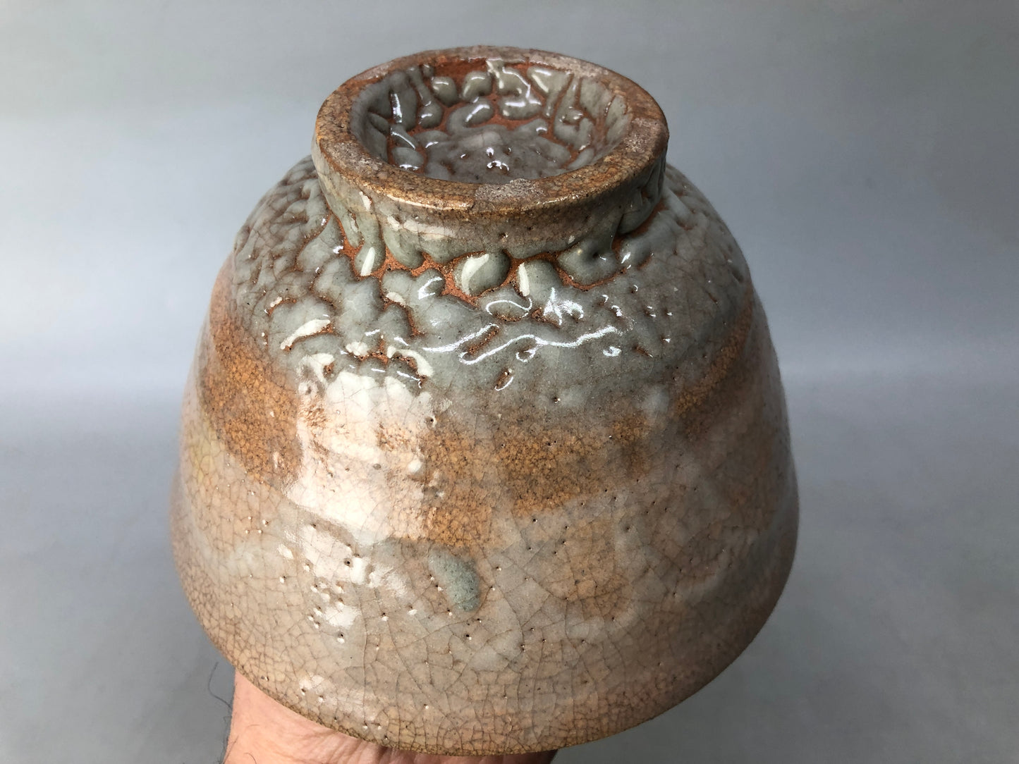 Y8425 CHAWAN Ido tea bowl box Korea antique tea ceremony Goryeo pottery cup