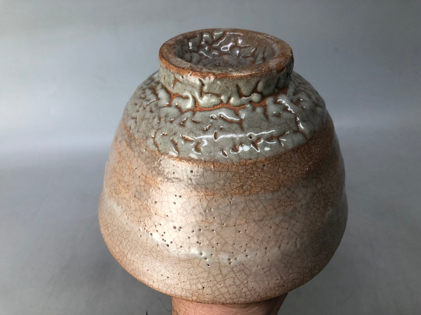 Y8425 CHAWAN Ido tea bowl box Korea antique tea ceremony Goryeo pottery cup