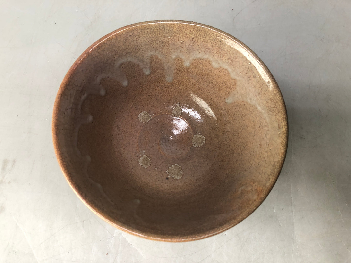 Y8425 CHAWAN Ido tea bowl box Korea antique tea ceremony Goryeo pottery cup
