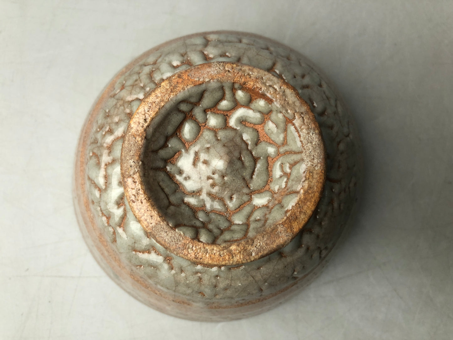 Y8425 CHAWAN Ido tea bowl box Korea antique tea ceremony Goryeo pottery cup