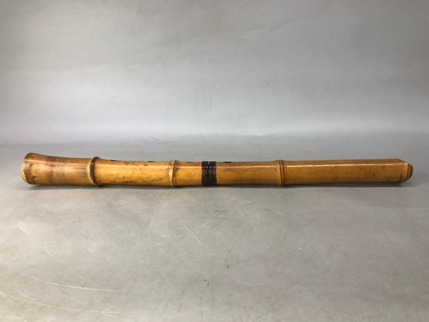 Y8432 SHAKUHACHI Bamboo flute Kinko style unsigned joint Japan antique music