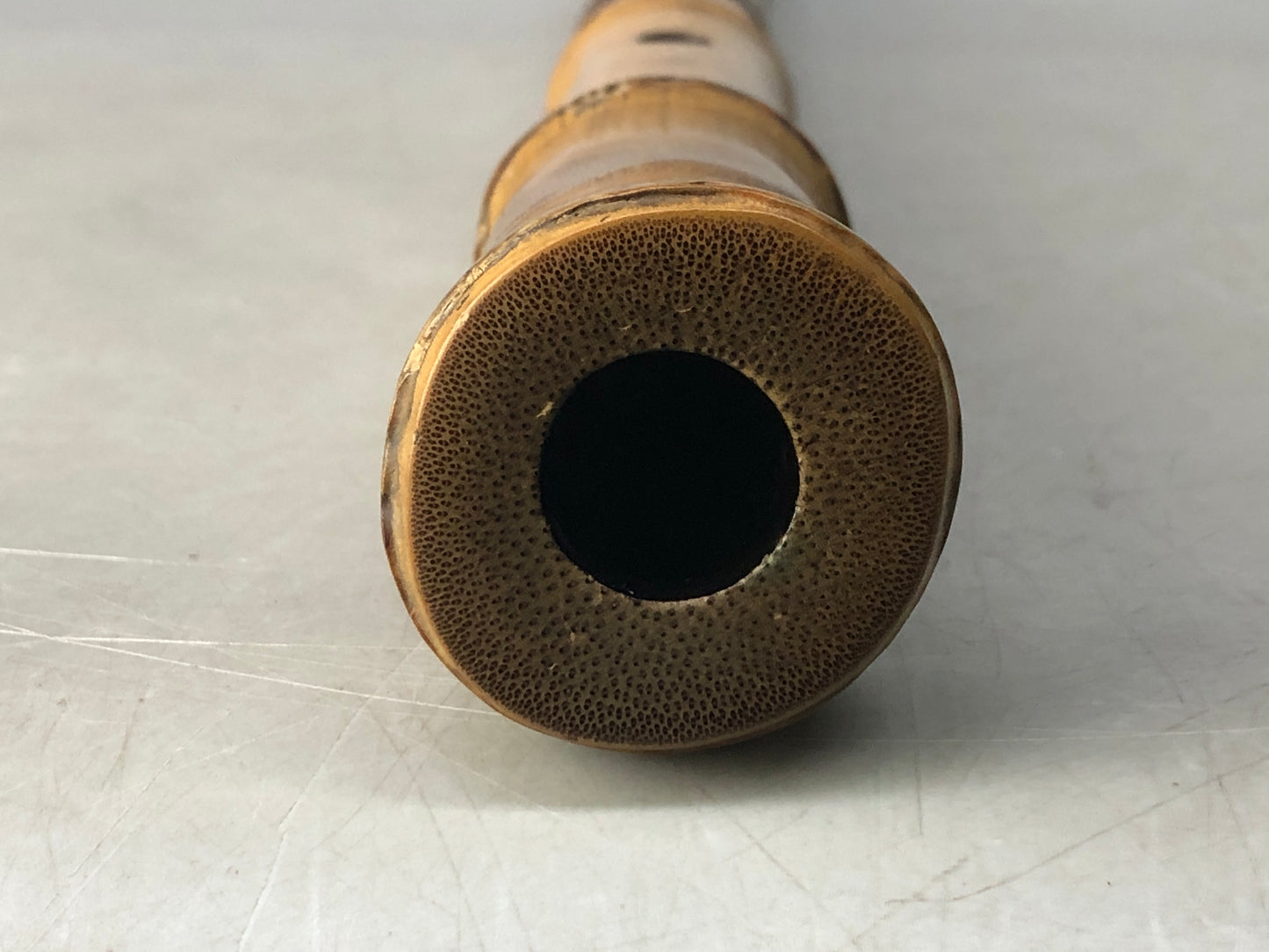 Y8432 SHAKUHACHI Bamboo flute Kinko style unsigned joint Japan antique music