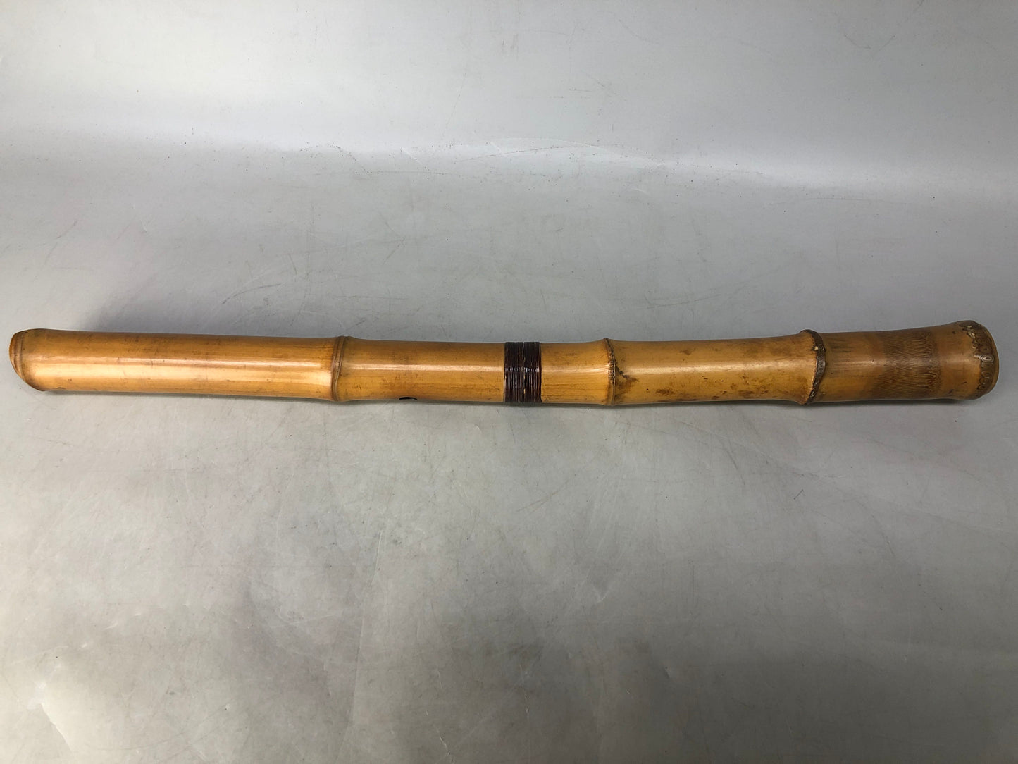 Y8432 SHAKUHACHI Bamboo flute Kinko style unsigned joint Japan antique music
