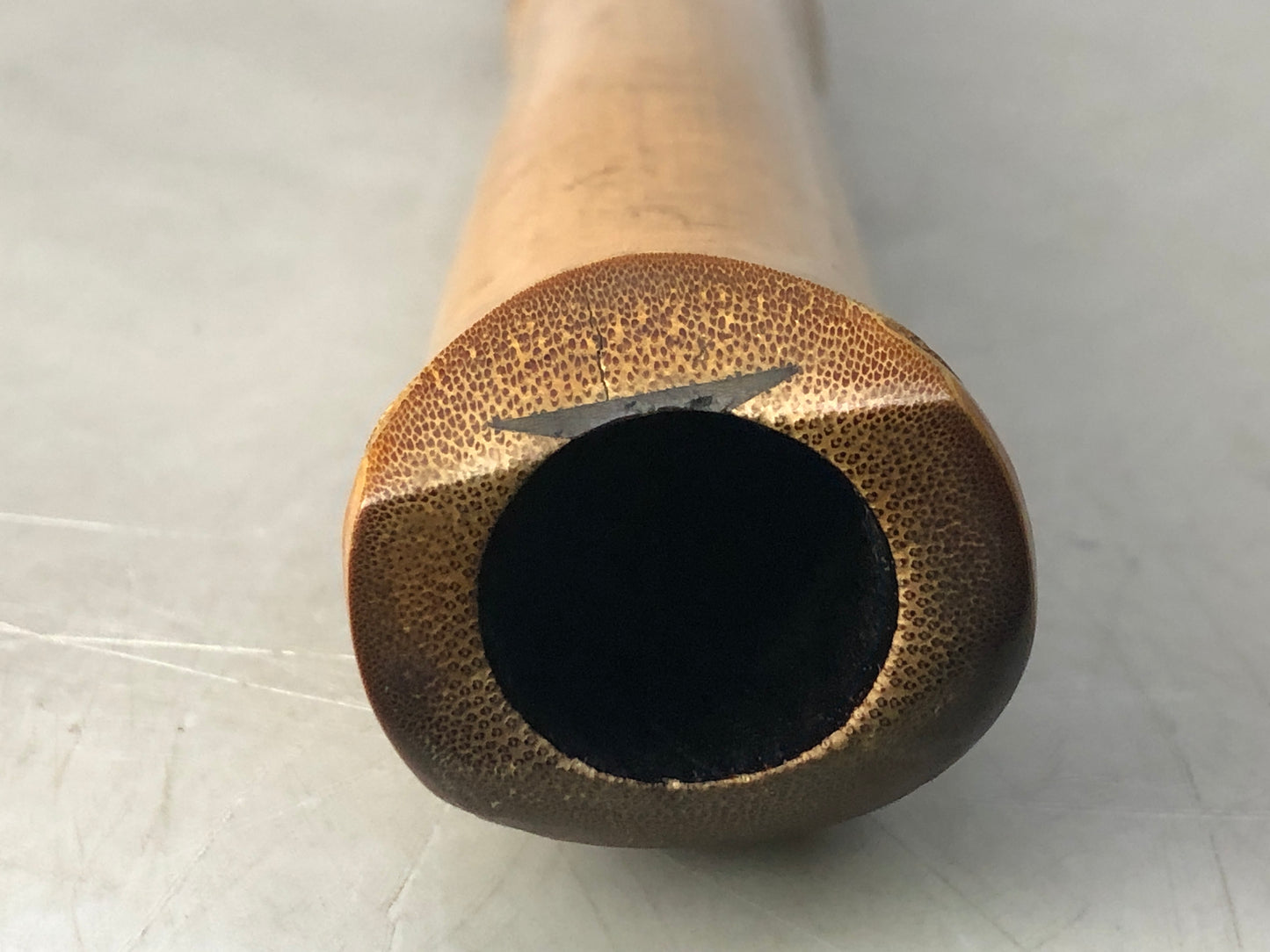 Y8432 SHAKUHACHI Bamboo flute Kinko style unsigned joint Japan antique music