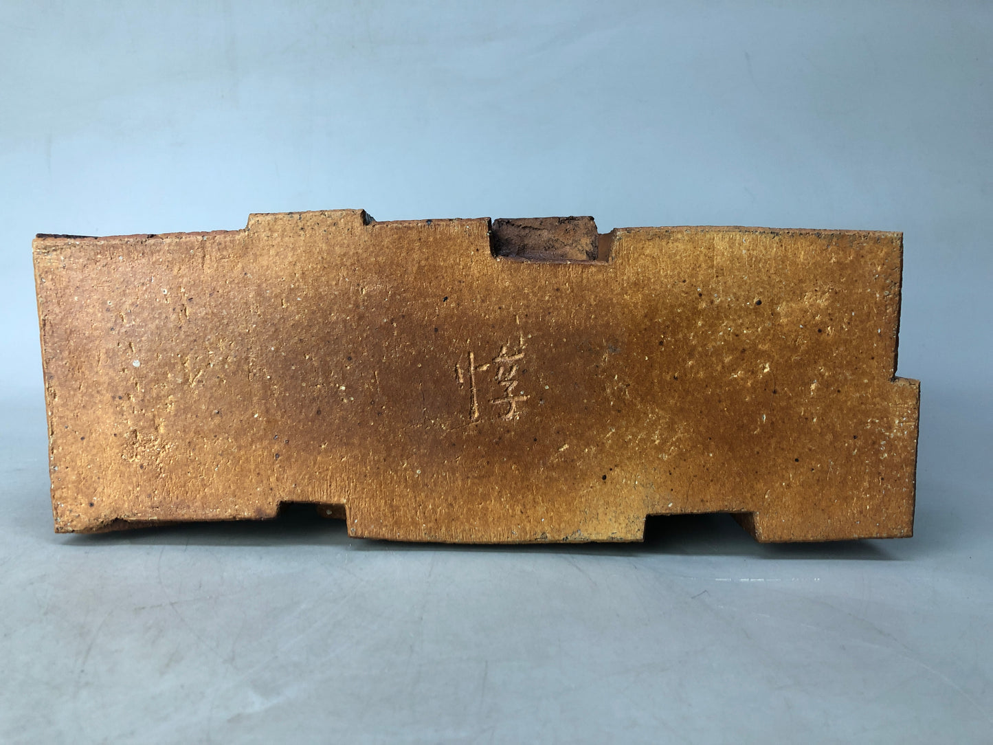 Y8441 FLOWER VASE Bizen-ware signed Japan ikebana floral arrangement interior