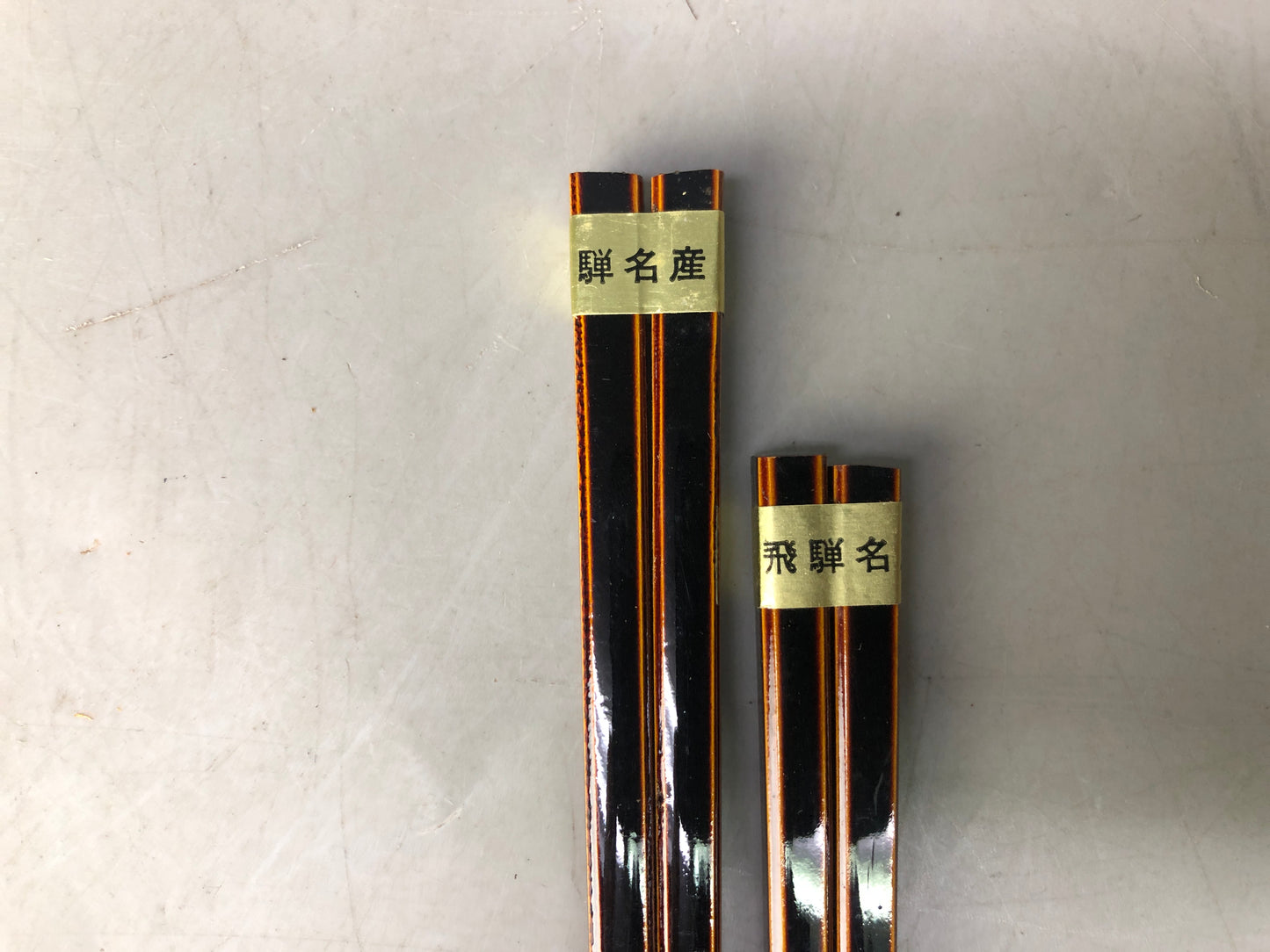 Y8444 HASHI Shunkei lacquer Chopsticks 2 set chopstick holder Japan antique