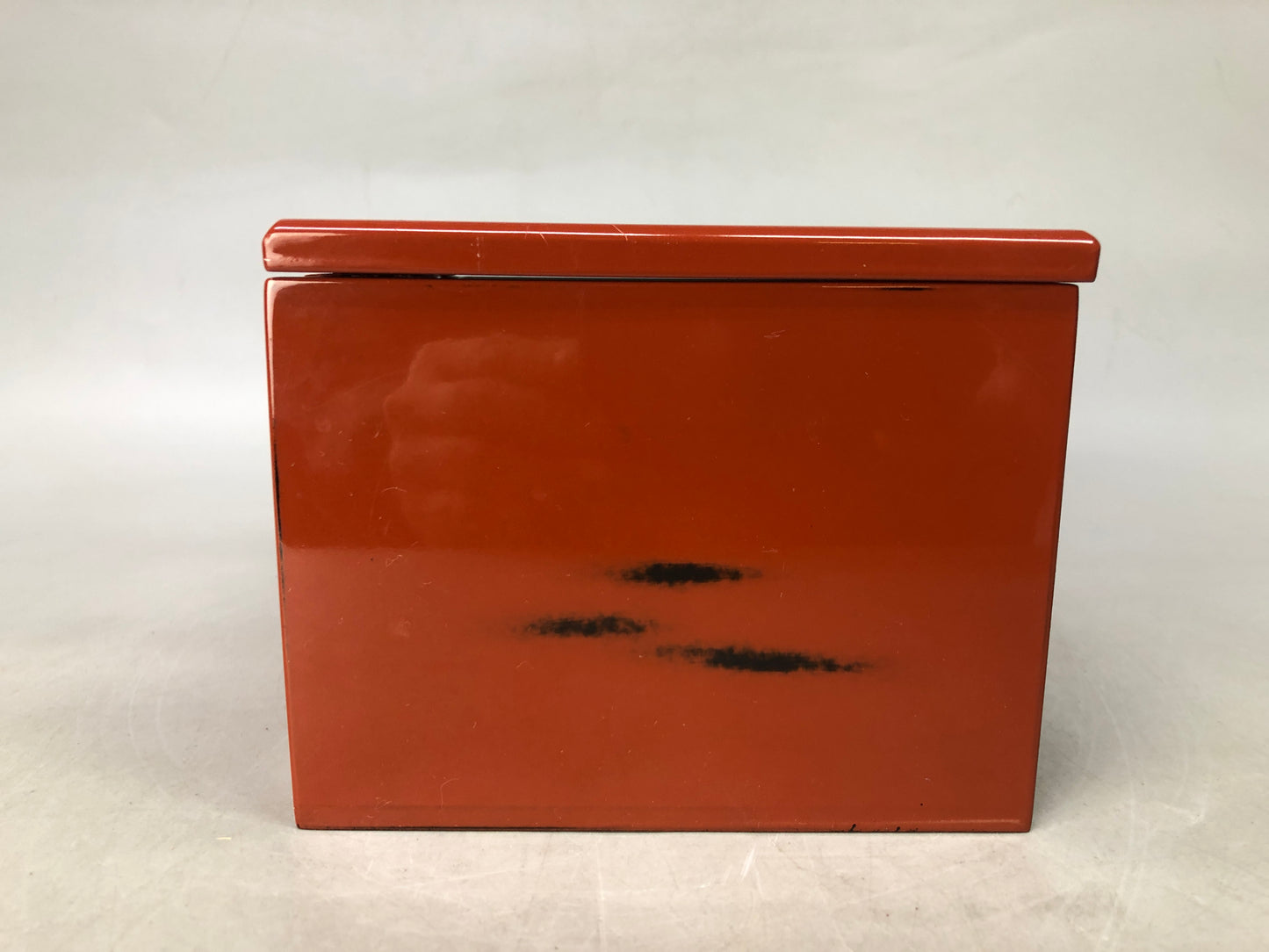 Y8450 TANSU Negoro lacquer small chest of drawers trinket jewelry Japan antique