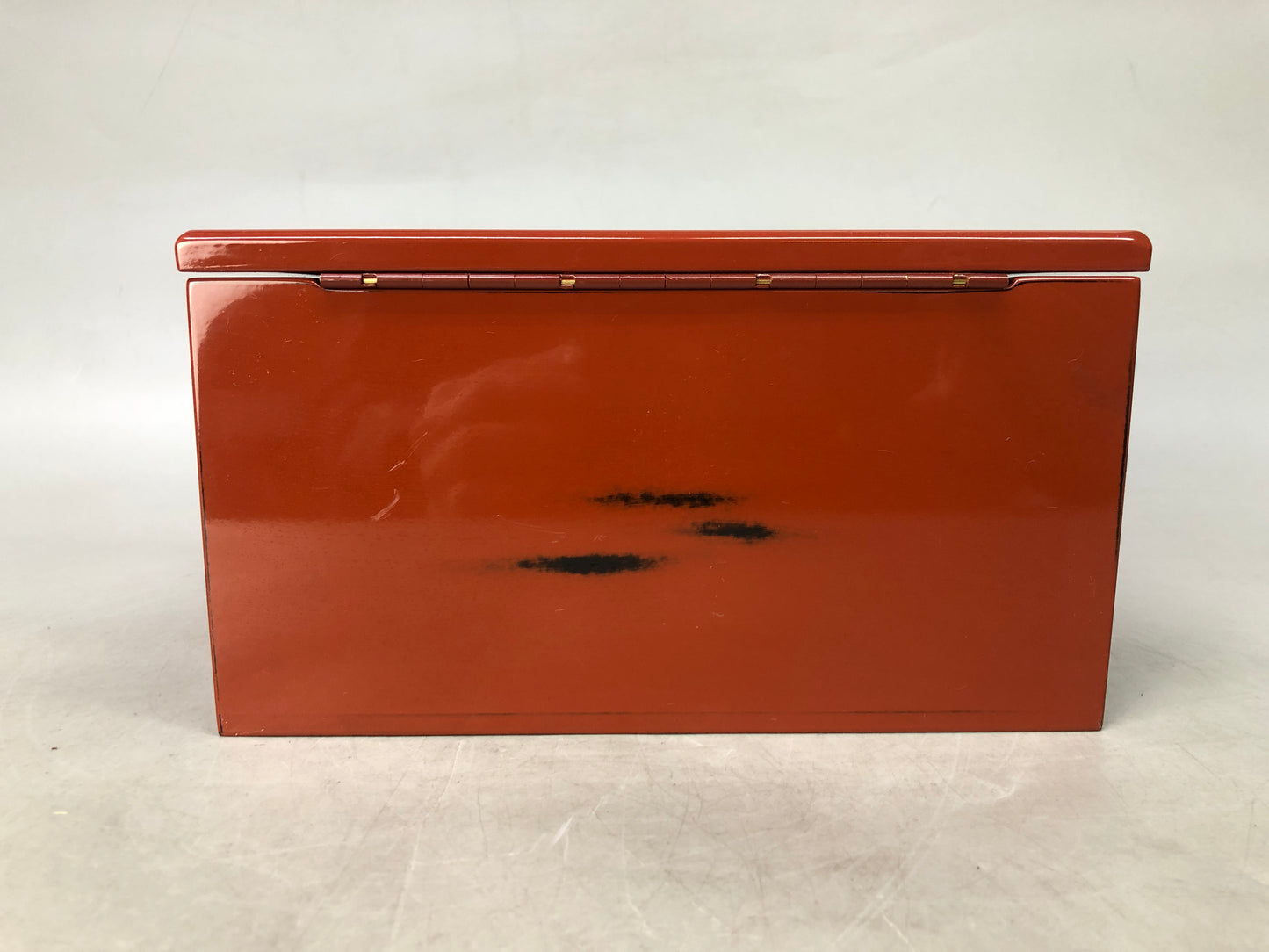 Y8450 TANSU Negoro lacquer small chest of drawers trinket jewelry Japan antique