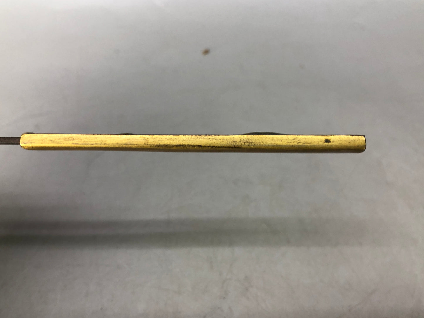 Y8456 TSUKA Kogatana small sword Inlay signed metalwork Japan Koshirae antique