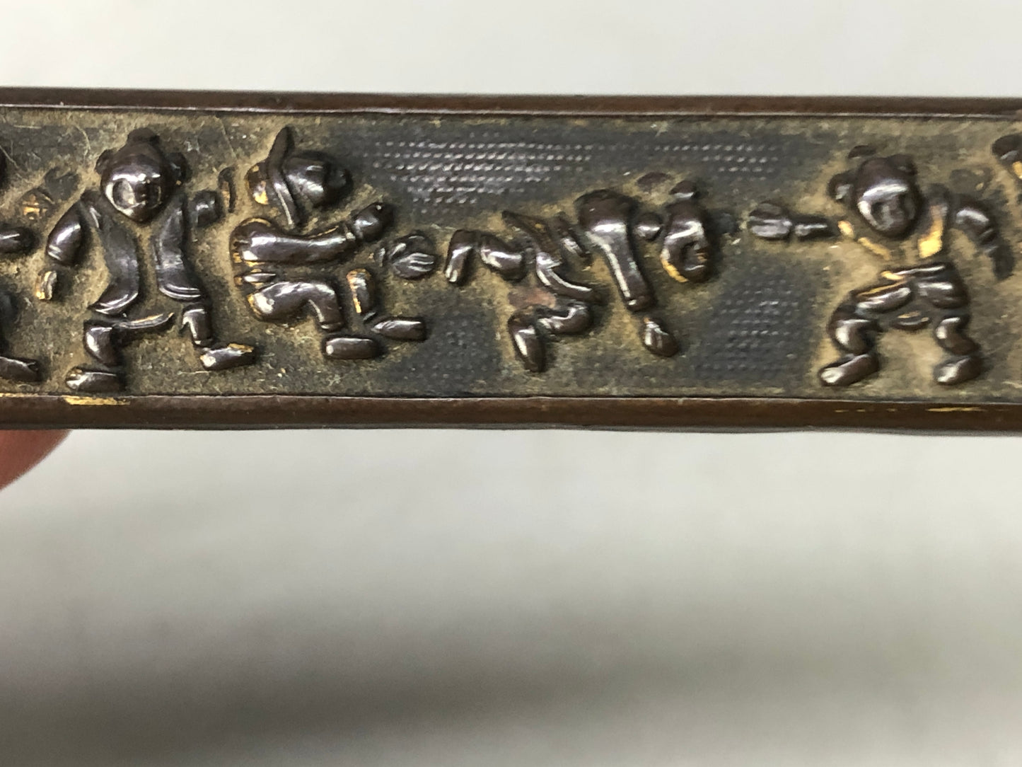 Y8458 TSUKA Kogatana small sword Karako Japan Koshirae antique samurai bushi